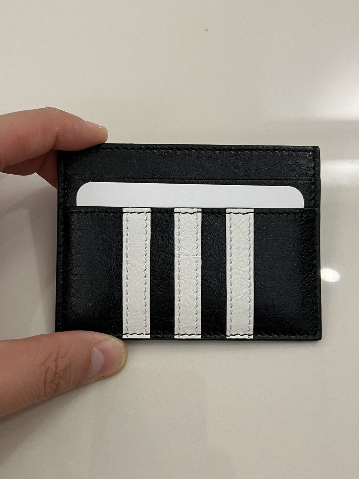 Adidas × Balenciaga Balenciaga X Adidas Cardholder Black Size ONE SIZE - 3 Thumbnail