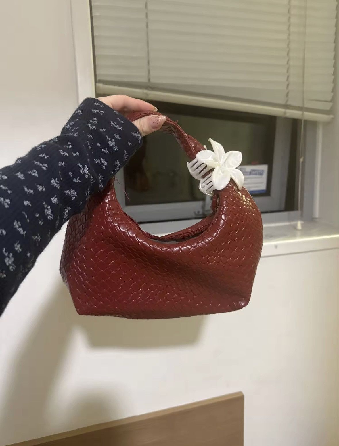 Japanese Brand PU Leather Small Top-handle Shoulder Bag Size ONE SIZE - 4 Thumbnail