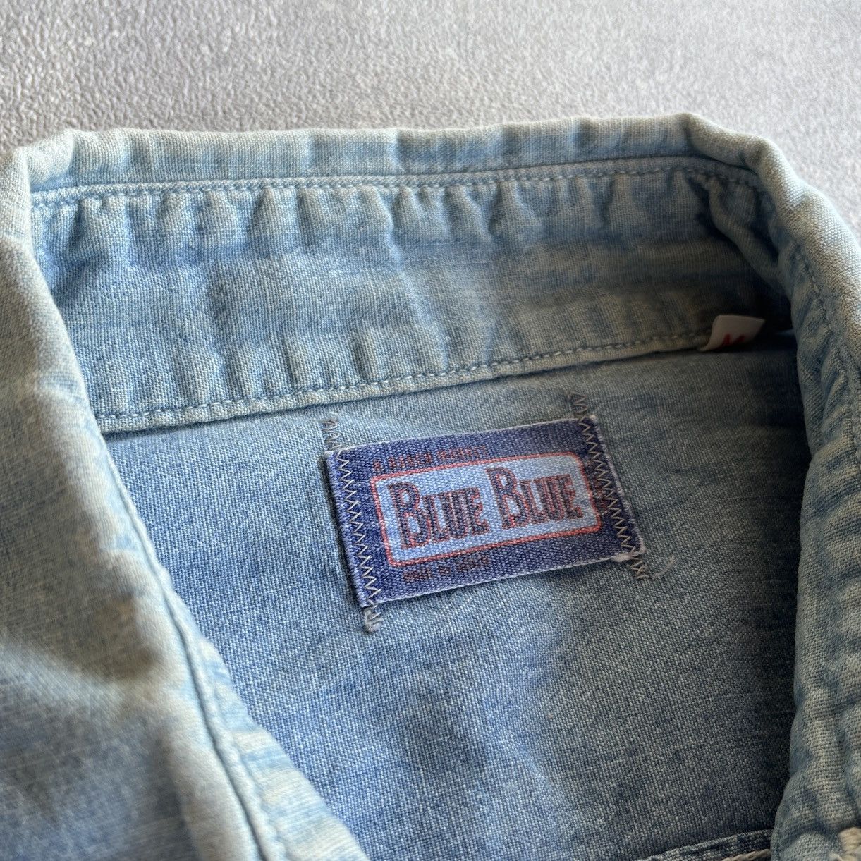 Blue Blue Japan Vintage Blue Blue Japan Denim Work Shirt Size US M / EU 48-50 / 2 - 6 Thumbnail