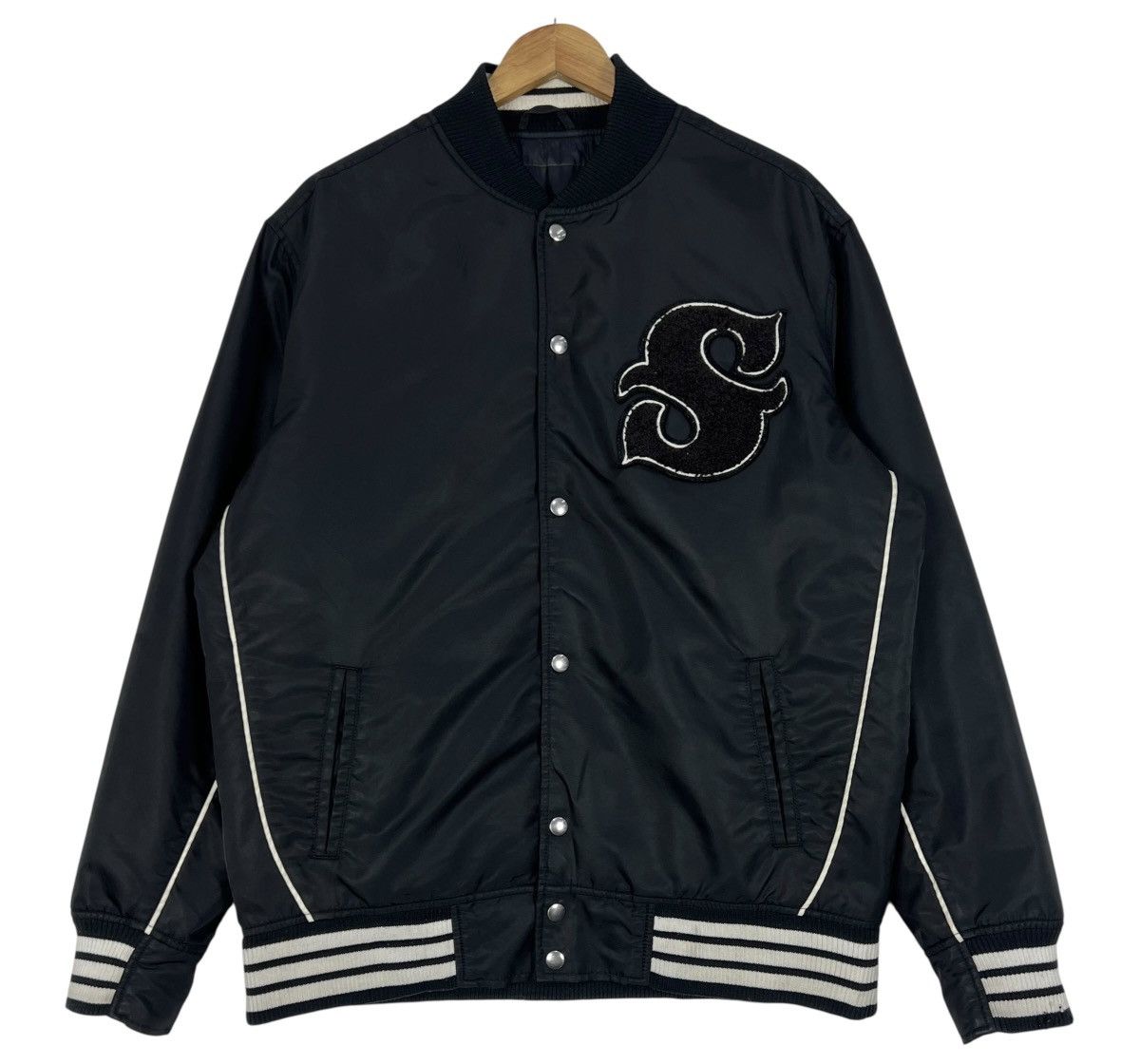 Stussy stussy ss link varsity jacket | Grailed