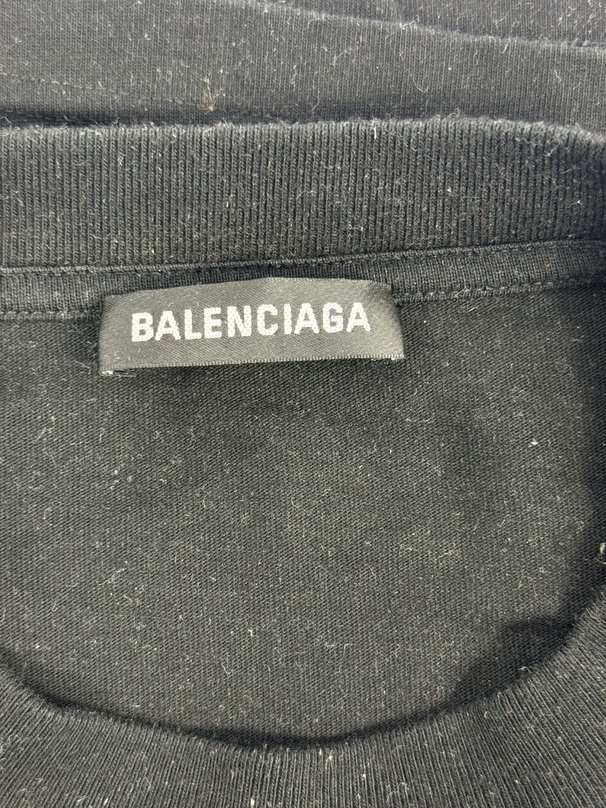 Balenciaga LOGO EMBROIDERER PARIS T-SHIRT Size US L / EU 52-54 / 3 - 3 Thumbnail