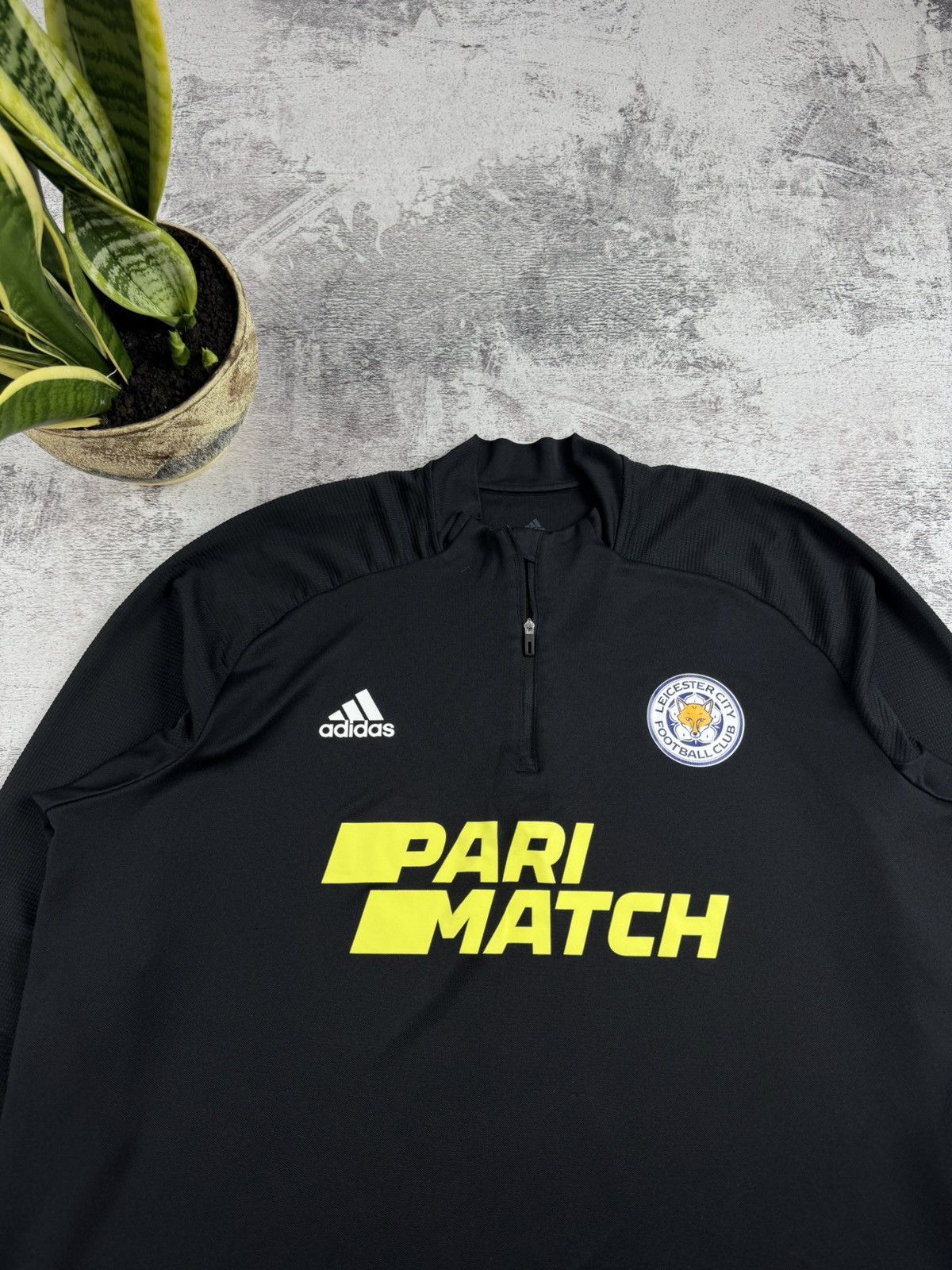 Other Leicester Adidas Black 2019/2020 Soccer Football XXL 1/4 T Shirt Jersey Kit Size US XXL / EU 58 / 5 - 5 Thumbnail