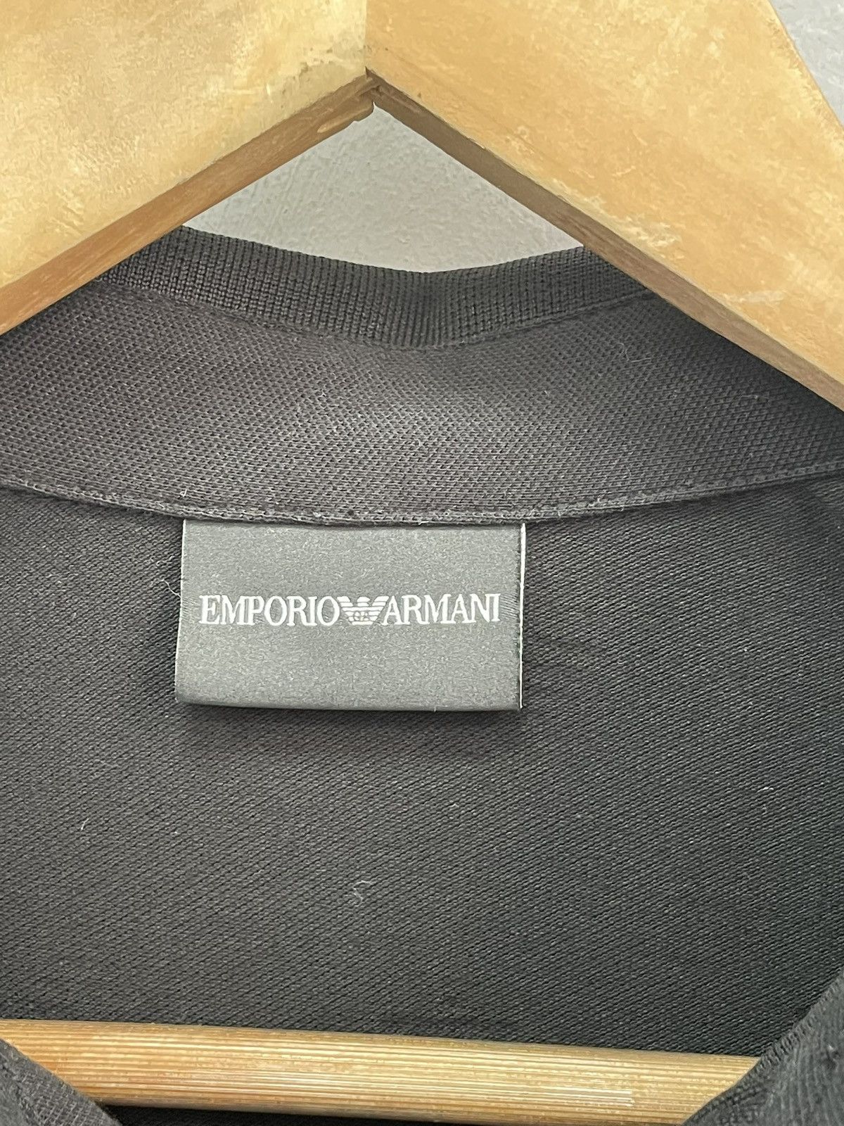 Emporio Armani Rare monogram archive Emporio Armani Polo t shirt Size US XS / EU 42 / 0 - 6 Thumbnail