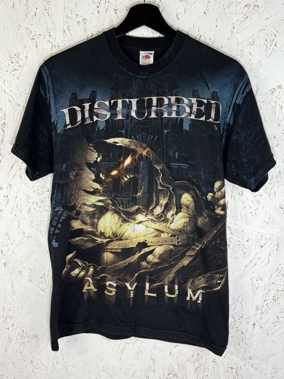 Band Tees Vintage Disturbed Asylum Allover Print Metal Band T-Shirt Size US L / EU 52-54 / 3 - 1 Thumbnail