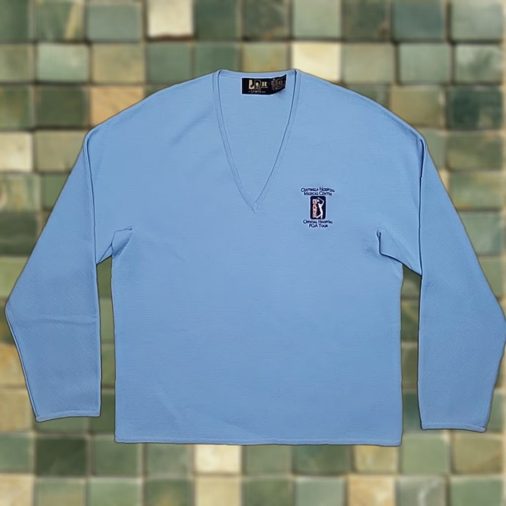 Vintage VINTAGE LRII LeRoy Knit Sweater Mens M Wool V-Neck Classic PGA Golf Size US M / EU 48-50 / 2 - 1 Thumbnail