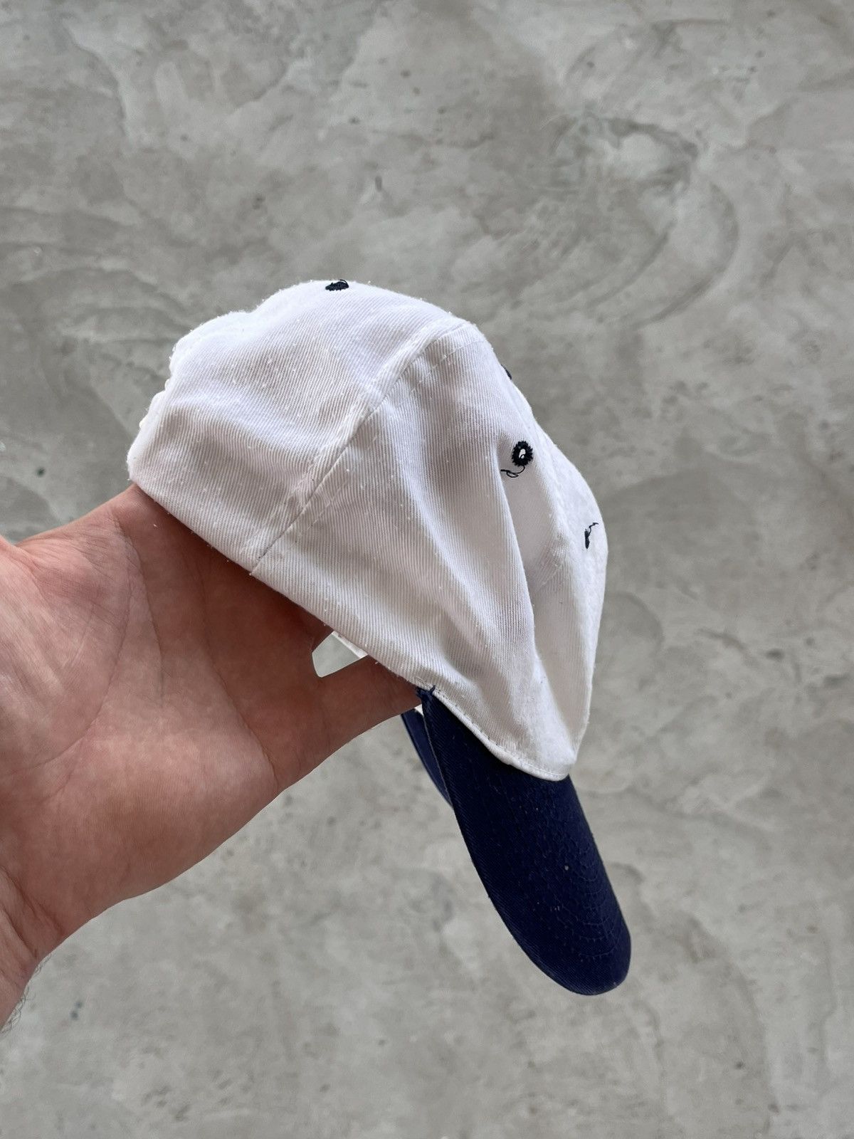 Nike Vintage Nike Cap White Large Logo Rare Y2K Classic sk8 Size ONE SIZE - 3 Thumbnail