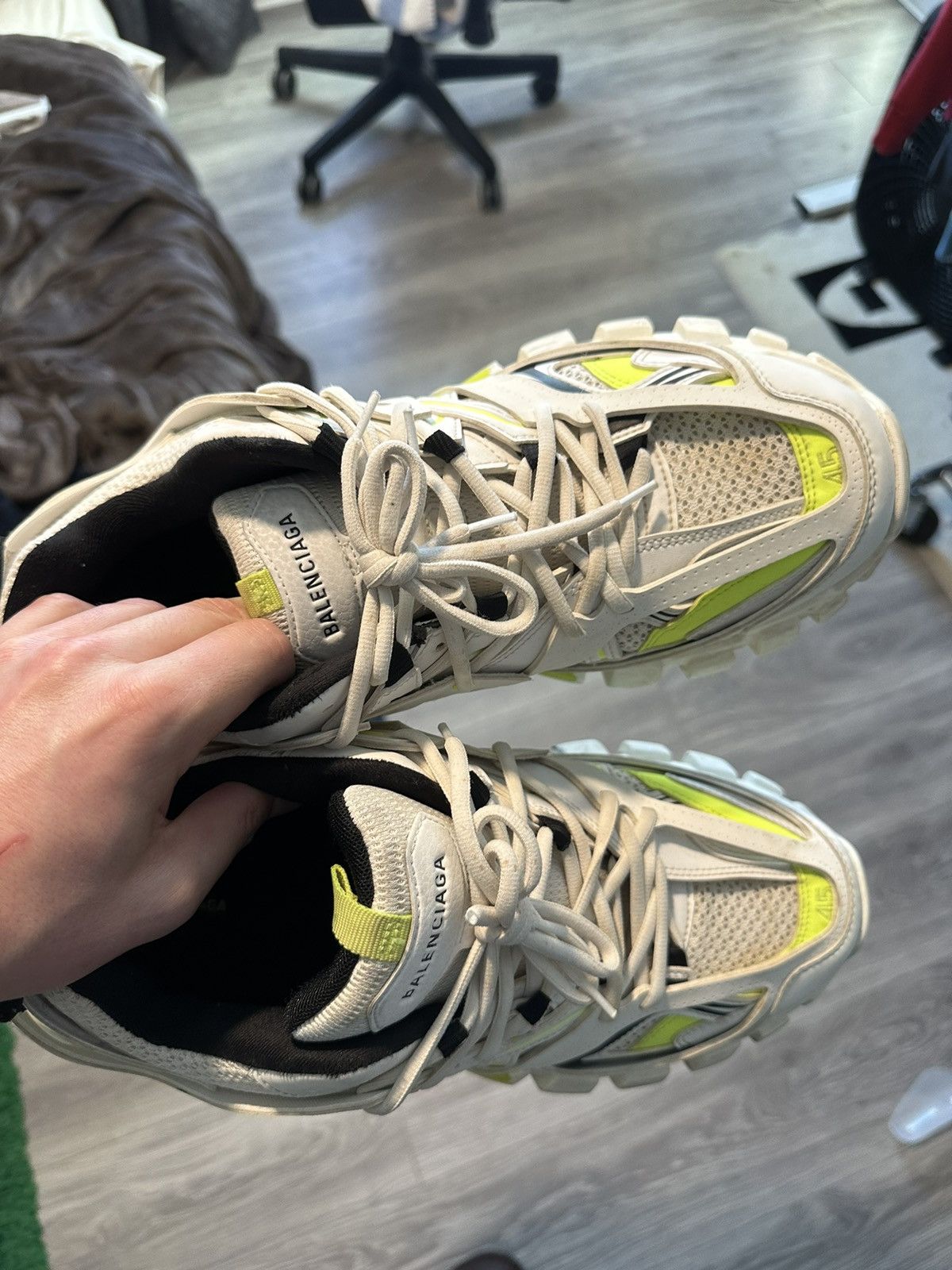 Balenciaga Balenciaga Runners Bairly used(nice color way) Size US 12 / EU 45 - 13 Thumbnail