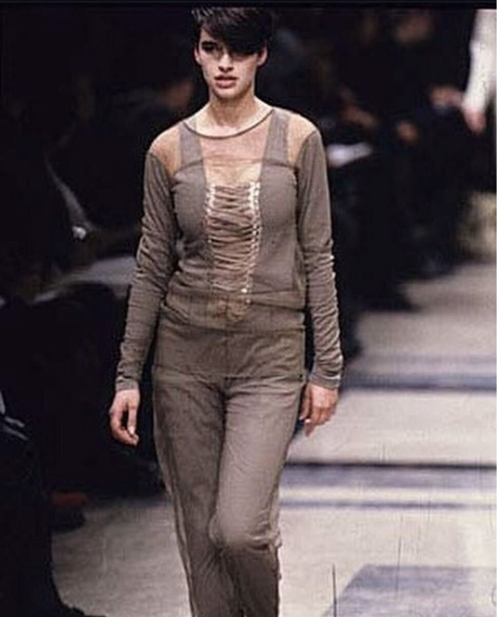 Helmut Lang Archive Helmut Lang 90s runway mesh top Size M / US 6-8 / IT 42-44 - 2 Thumbnail