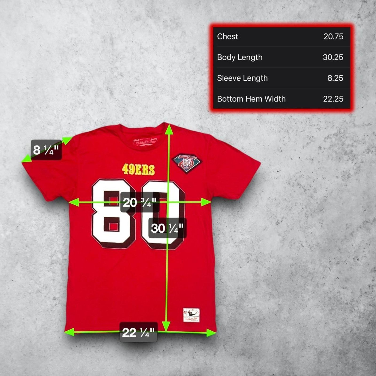 Mitchell & Ness Mitchell & Ness SF 49ers Jerry Rice 1994 Retired Player Size US L / EU 52-54 / 3 - 6 Thumbnail