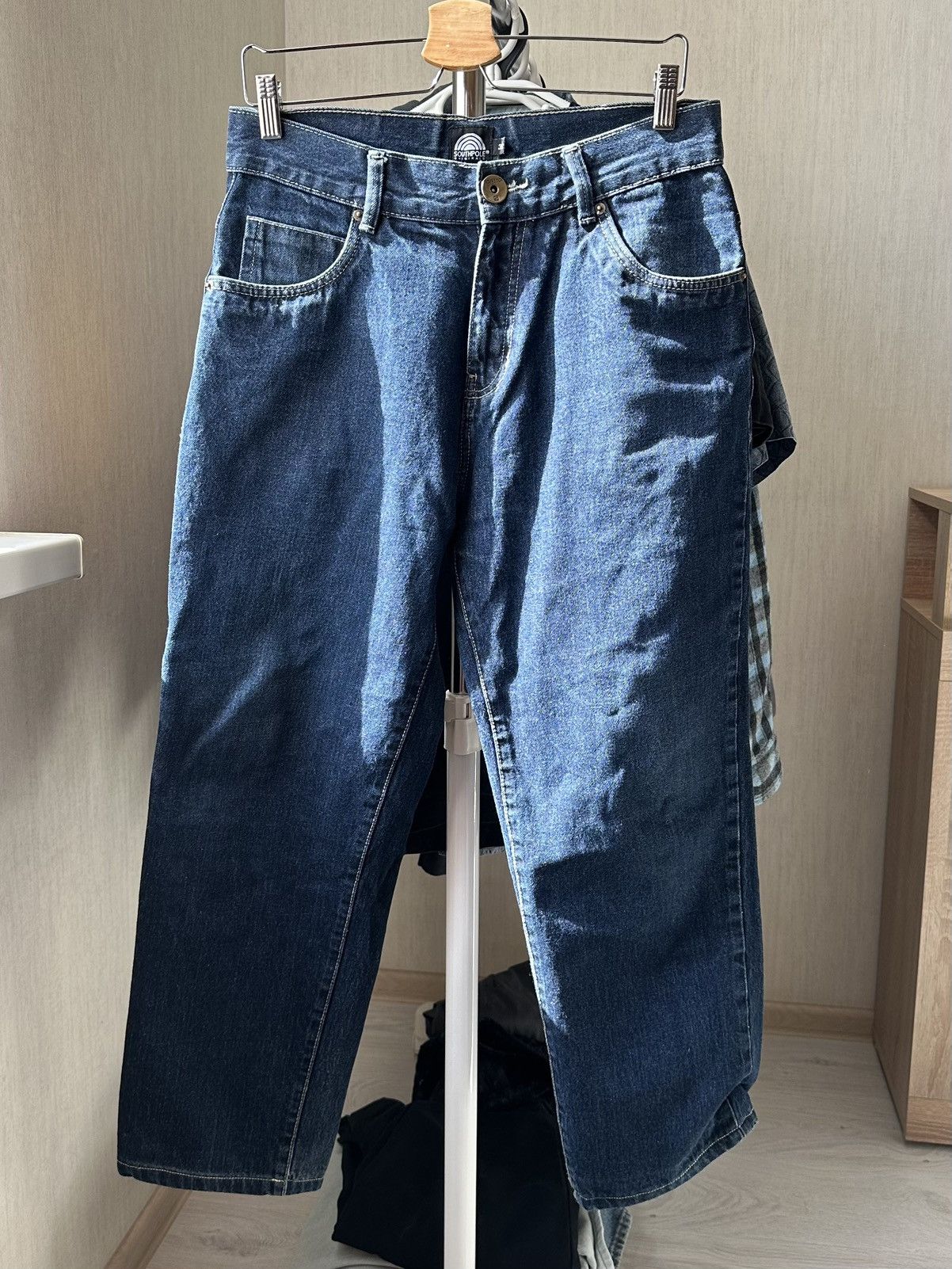Southpole Southpole Denim Pants Retro Mid Blue Y2K Size US 31 - 3 Thumbnail