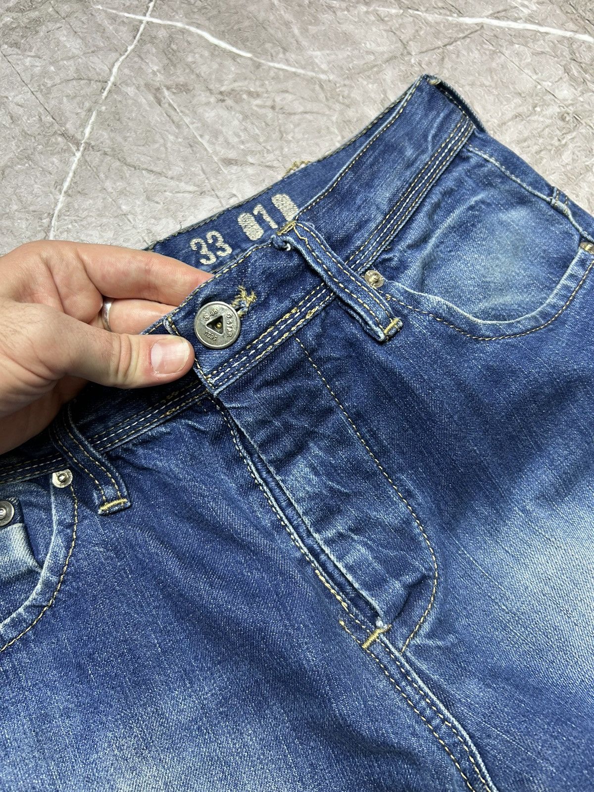Designer × G-Star × Vintage G-STAR Jeans Raw Vintage Blue Size US 32 / EU 48 - 8 Thumbnail