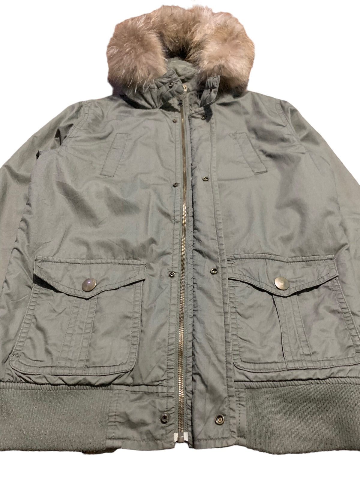 If Six Was Nine × Japanese Brand × Le Grande Bleu (L.G.B.) 1990s Blue moon blue poem fur hoodie military jacket Size US M / EU 48-50 / 2 - 6 Thumbnail