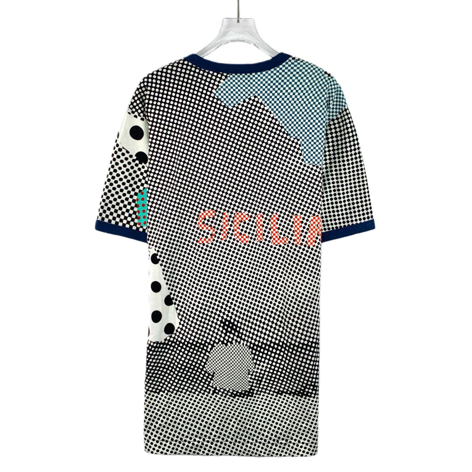 Dolce & Gabbana Dolce & Gabbana Polka Dot Print Cotton T-Shirt (XL) Size US XL / EU 56 / 4 - 8 Thumbnail