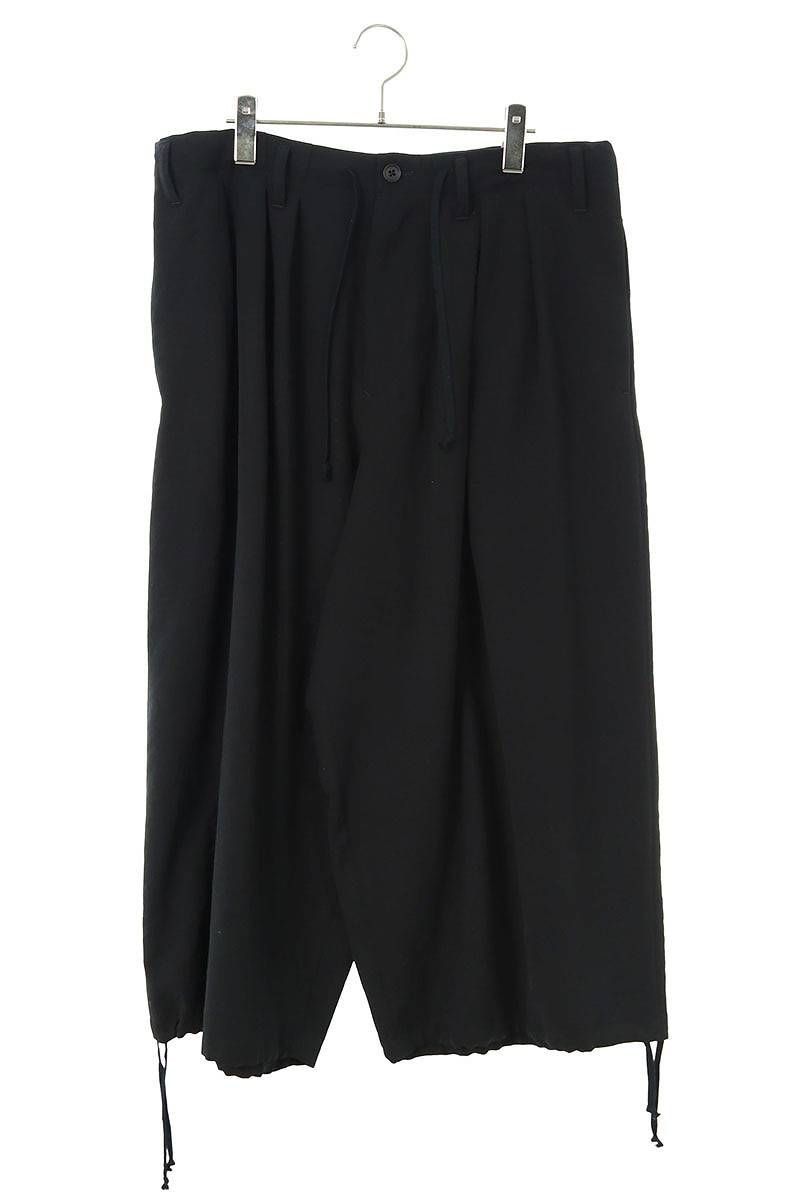 image of Yohji Yamamoto Pour Homme Balloon Wide Long Pants in Black, Men's (Size 35)