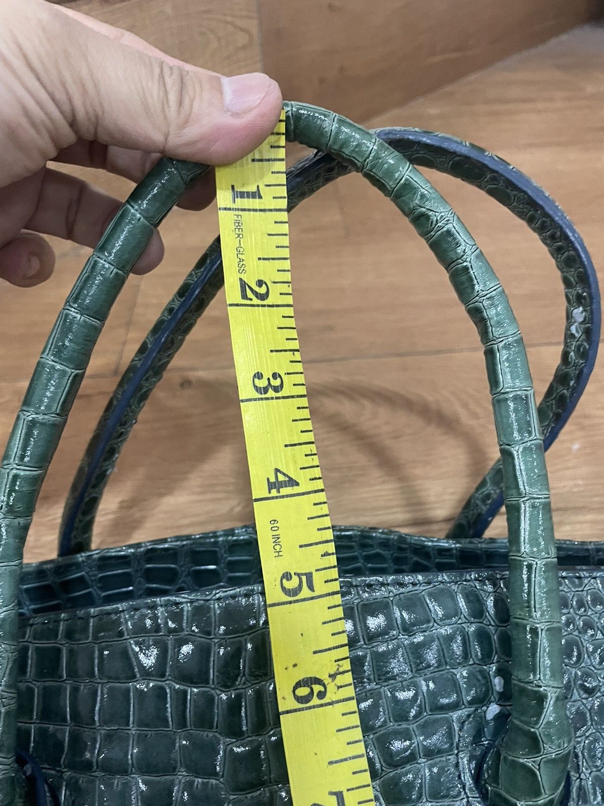 Hardy Amies Authentic HARDY AMIES Birkin crocodile leather bag Size ONE SIZE - 20 Thumbnail