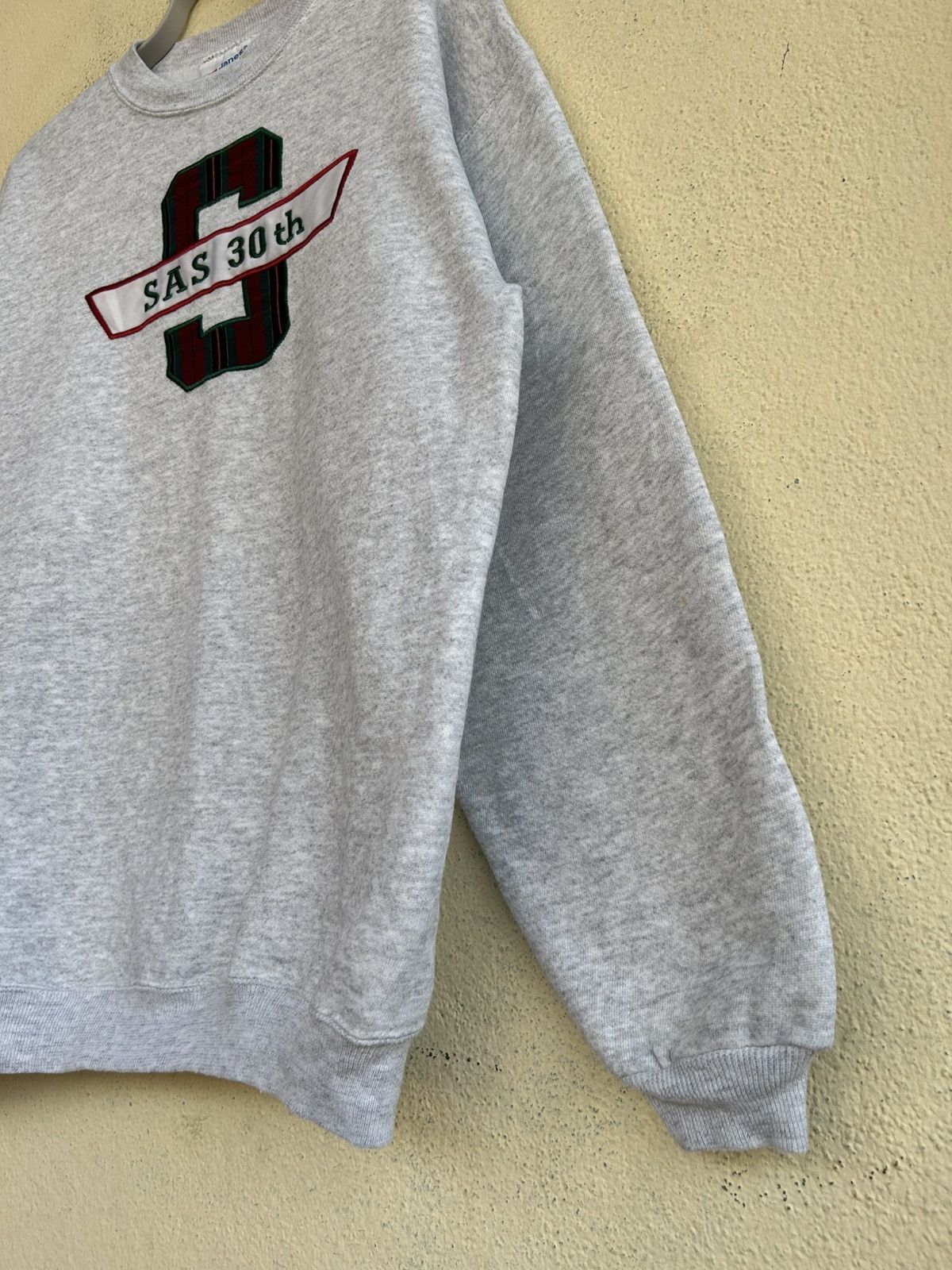 Hanes × Vintage Vintage Hanes SAS 30th Sweatshirt Size US L / EU 52-54 / 3 - 6 Thumbnail