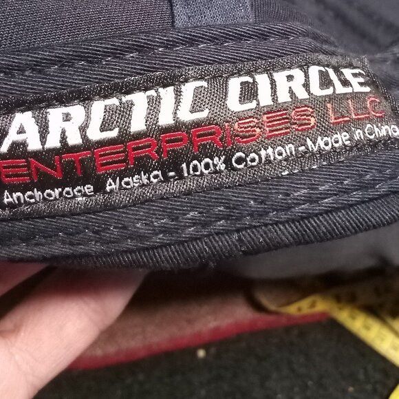 Other Vintage Alaska Arctic Circle Strap Back Hat Cap Size ONE SIZE - 8 Thumbnail
