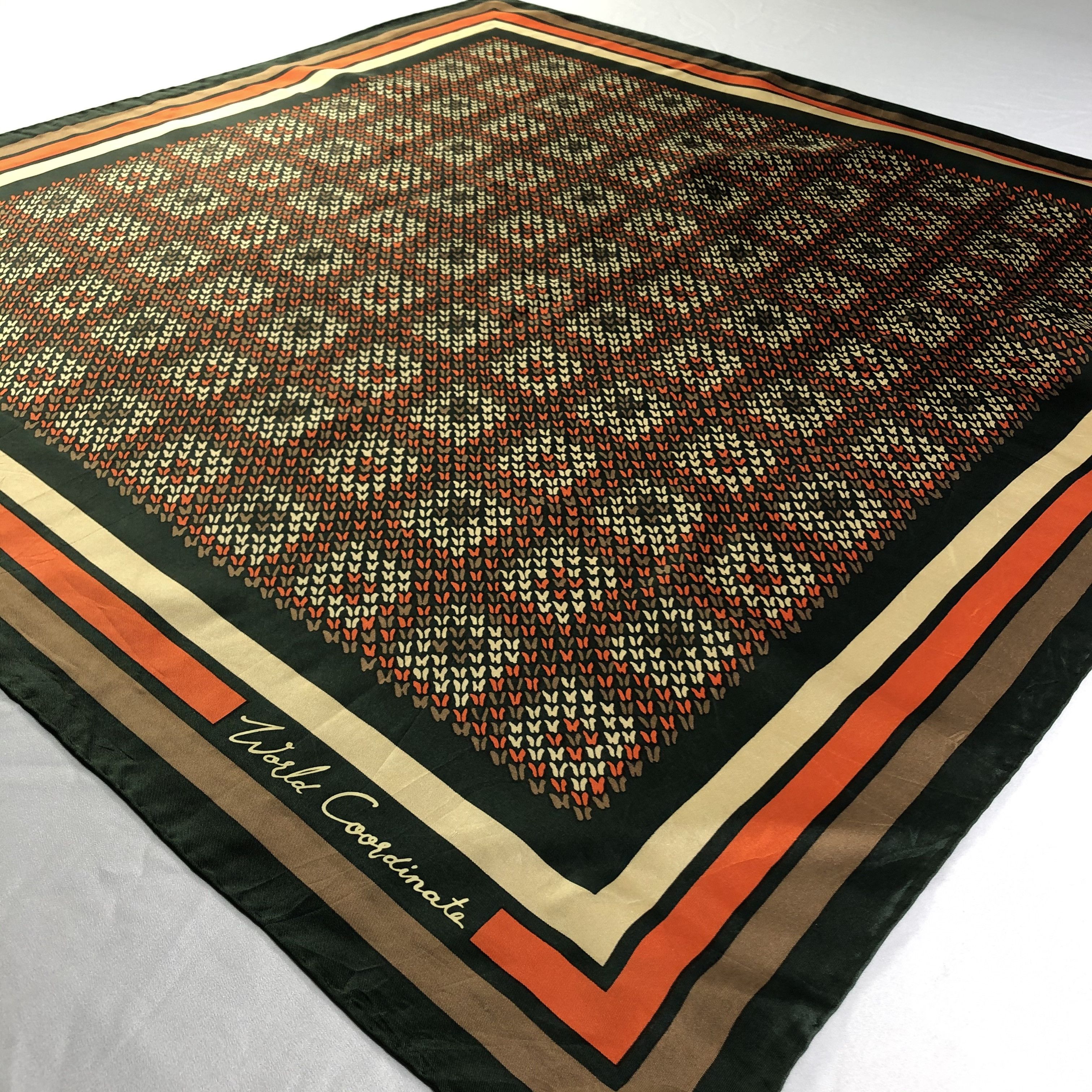 Vintage Vintage World Coordinate Silk Scarf Size ONE SIZE - 3 Thumbnail