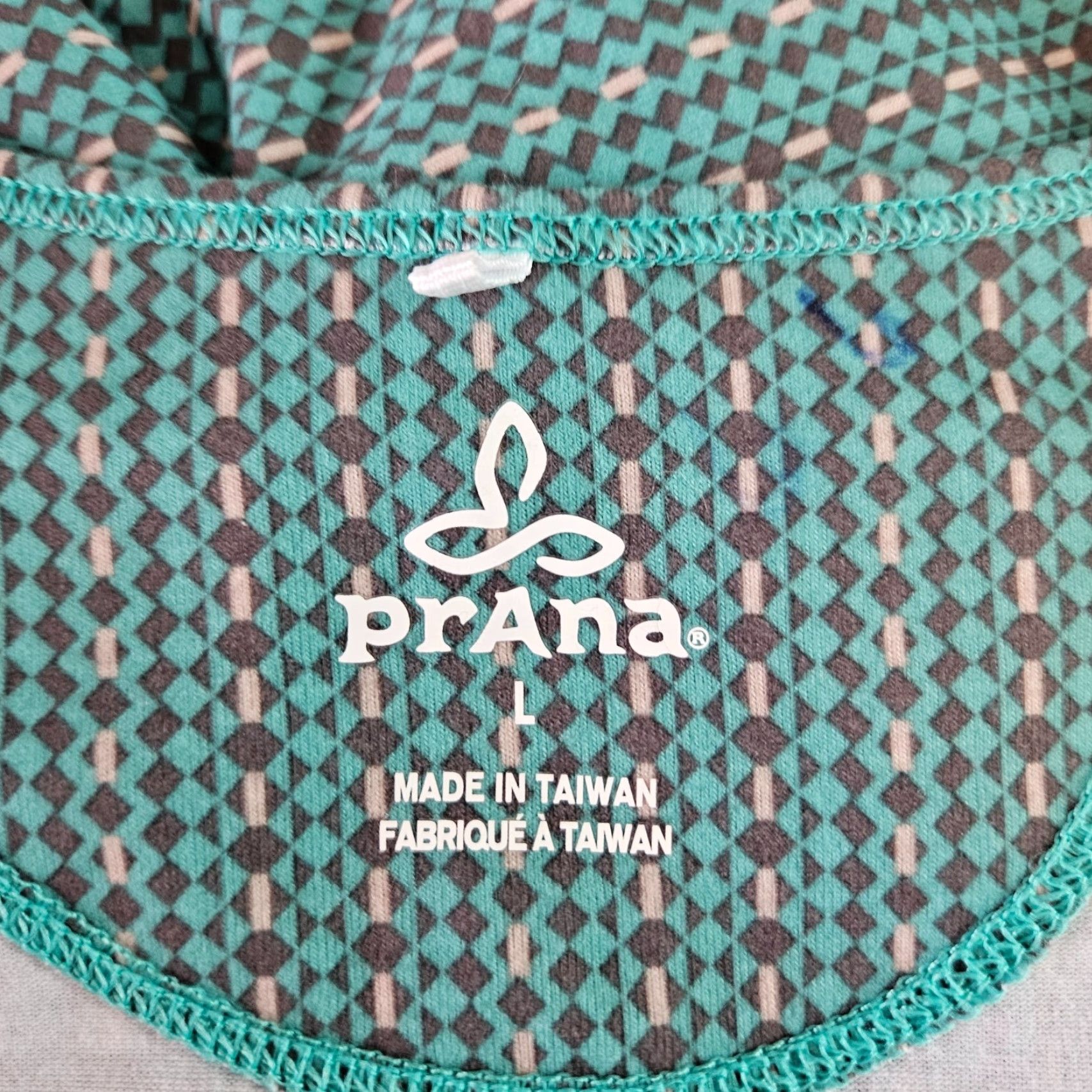 Prana prAna Amelie Dress Womens L Gray Green Sleeveless V-Neck A-Line Size L / US 10 / IT 46 - 6 Thumbnail