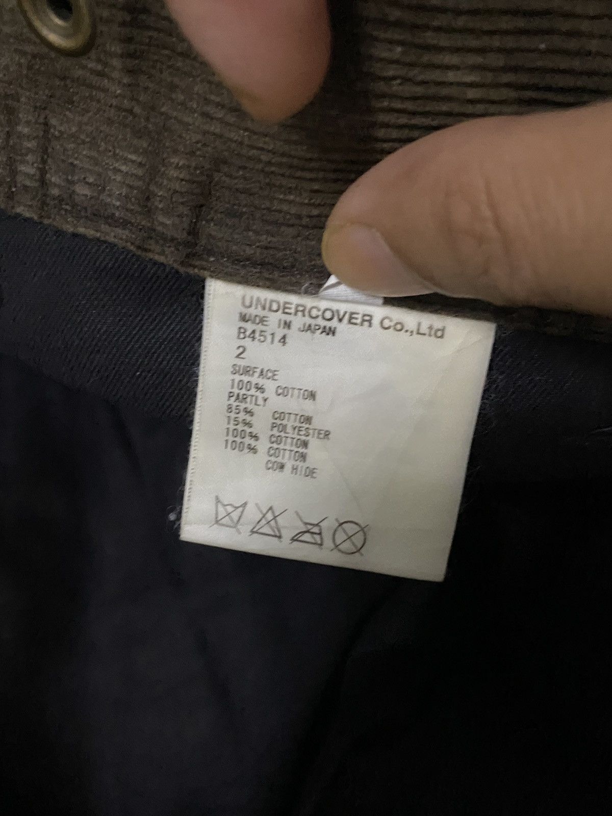 Undercover Vintage Undercover AW08 oiled waxed Cargo Bondage Pants Size US 30 / EU 46 - 12 Thumbnail