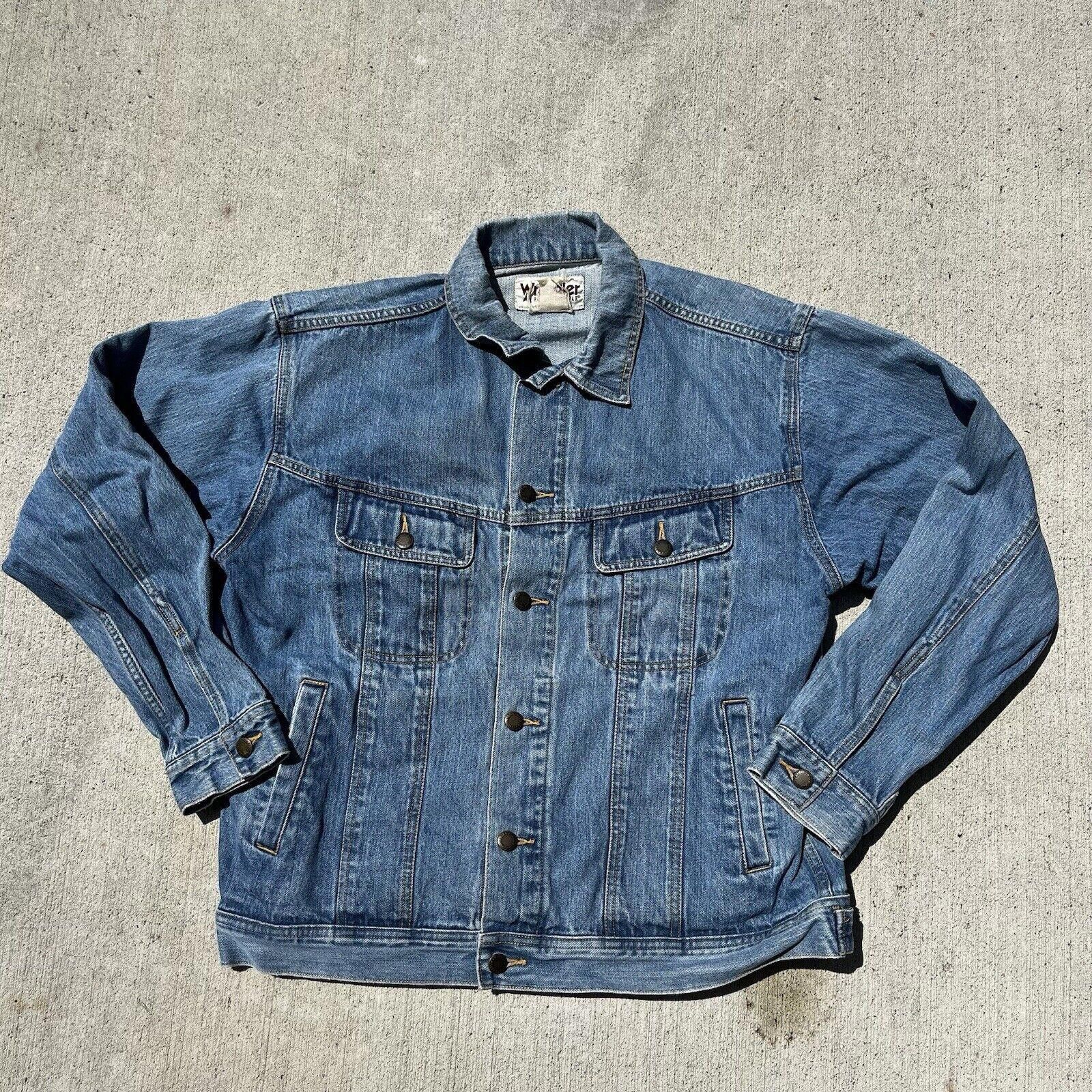 Wrangler WRANGLER Men's Denim Jacket Rugged Wear Classic size Medium Size US M / EU 48-50 / 2 - 1 Thumbnail