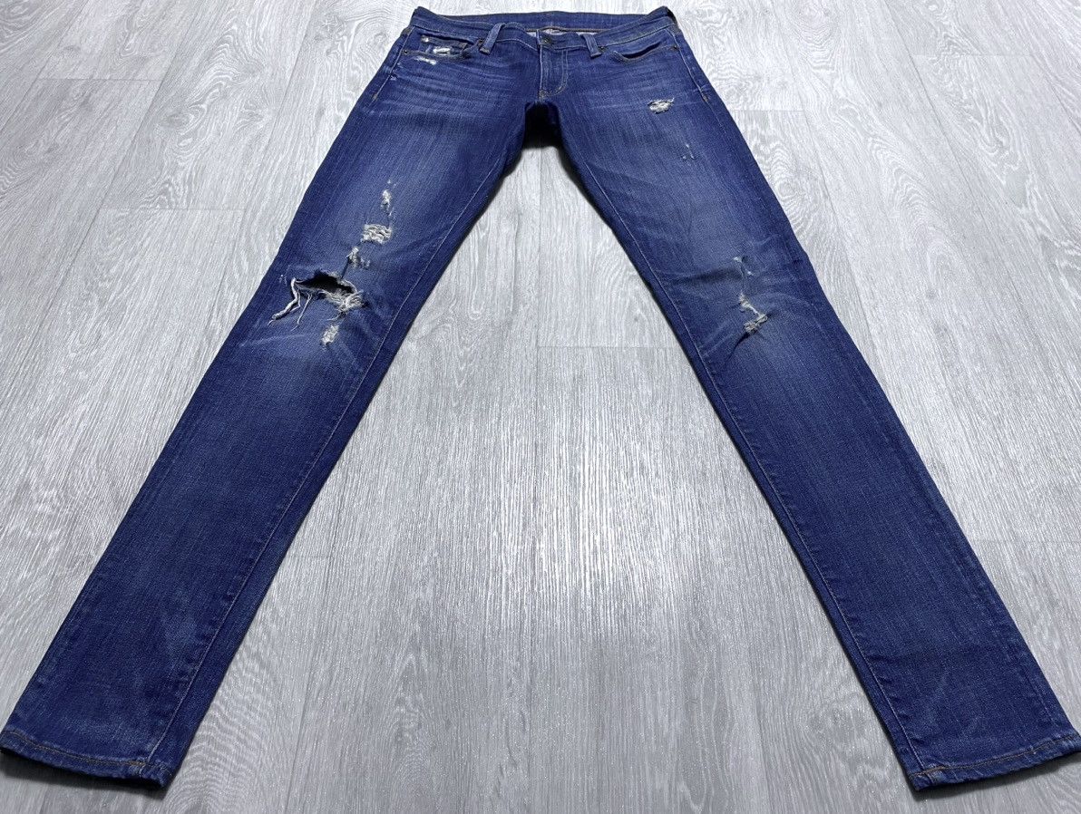 Denim & Supply Ralph Lauren DS RL Ralph Lauren Washed Torn Distressed Skinny Jeans Denim Size 27" / US 4 / IT 40 - 8 Thumbnail