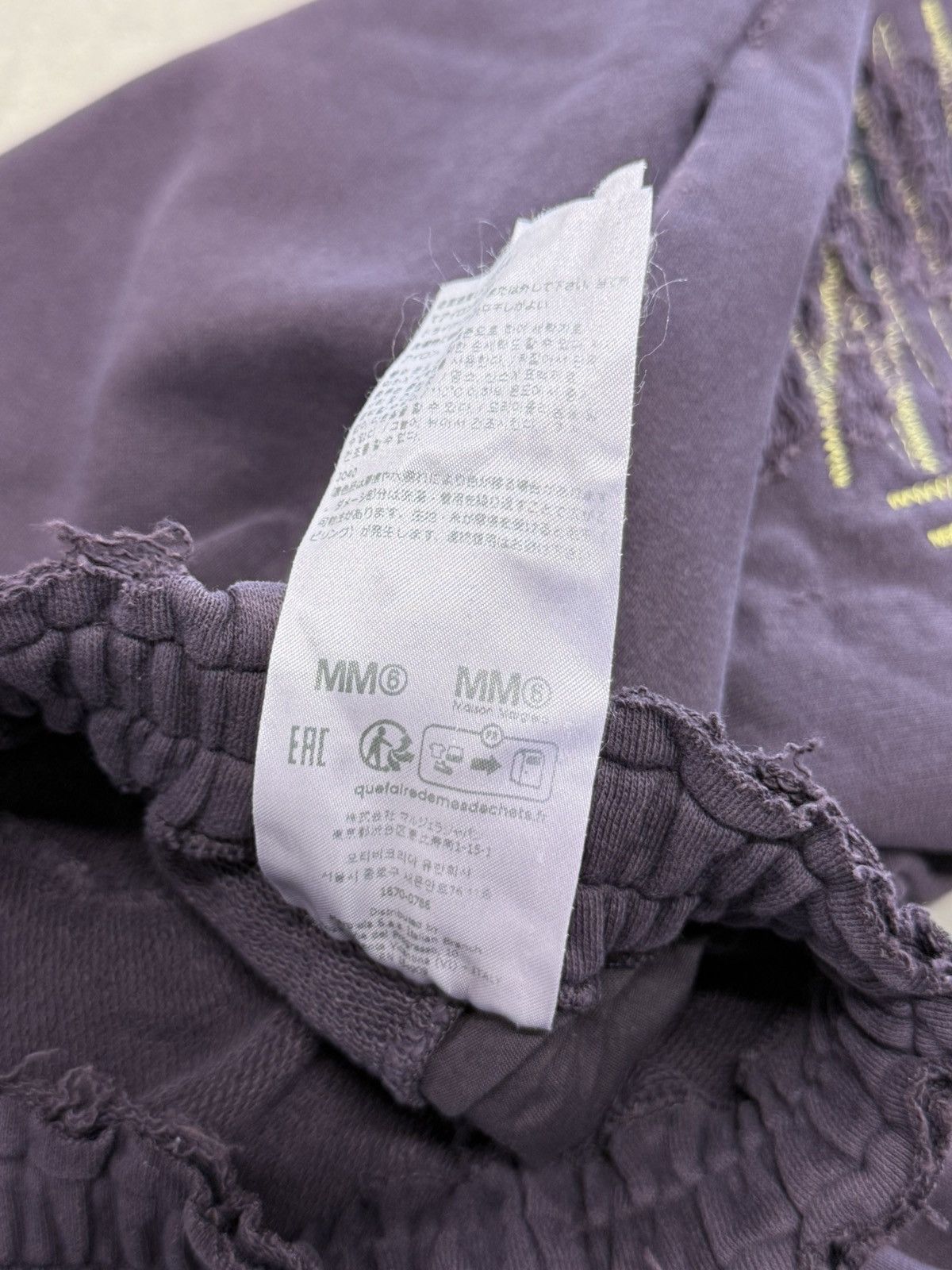 Maison Margiela Maison Margiela Destroyed Wide-Leg Track Pants Size US 30 / EU 46 - 11 Thumbnail