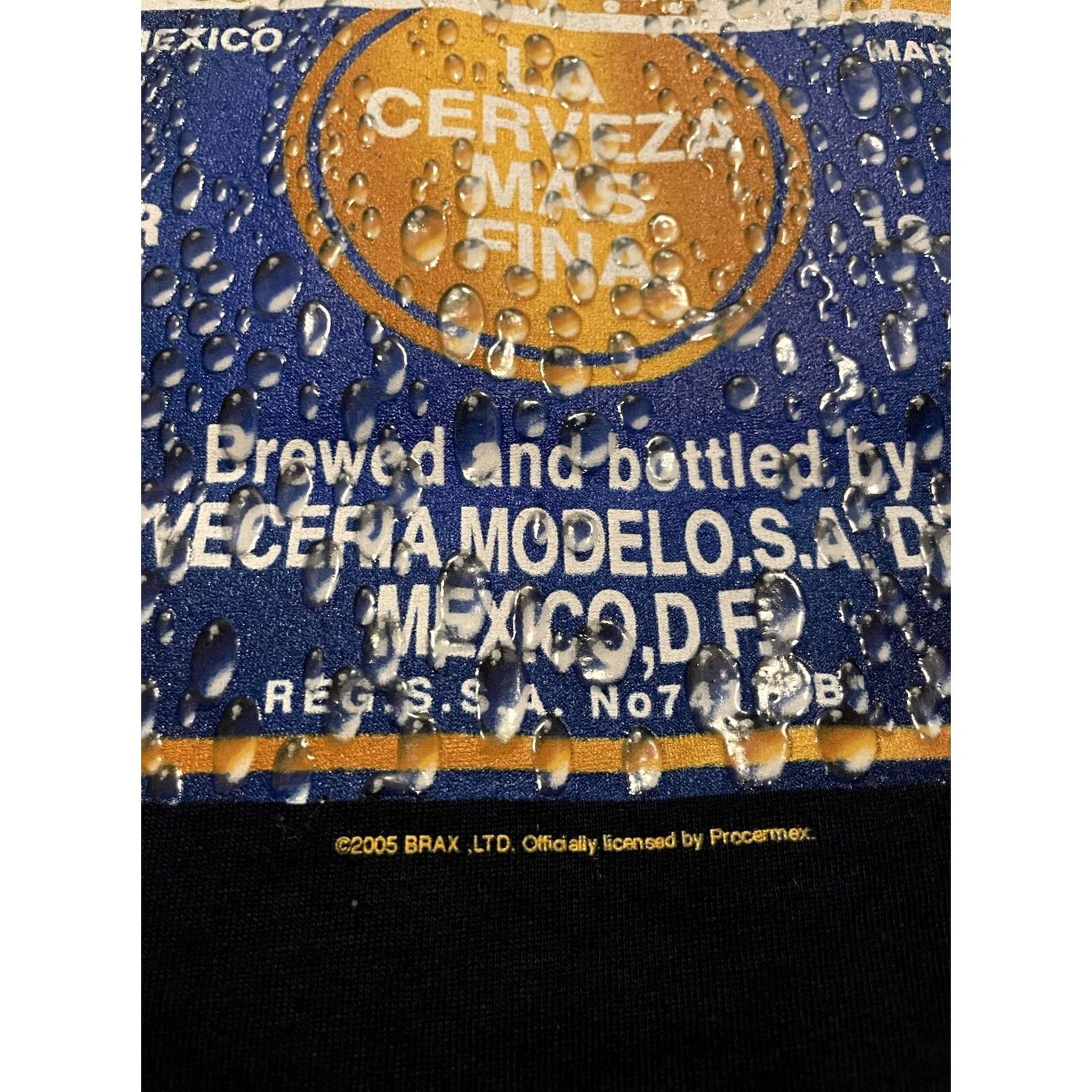 Vintage VINTAGE Corona Extra Beer T-Shirt Mens L Blue 2005 Y2K Cotton Short Sleeve Shirt Size US L / EU 52-54 / 3 - 6 Thumbnail