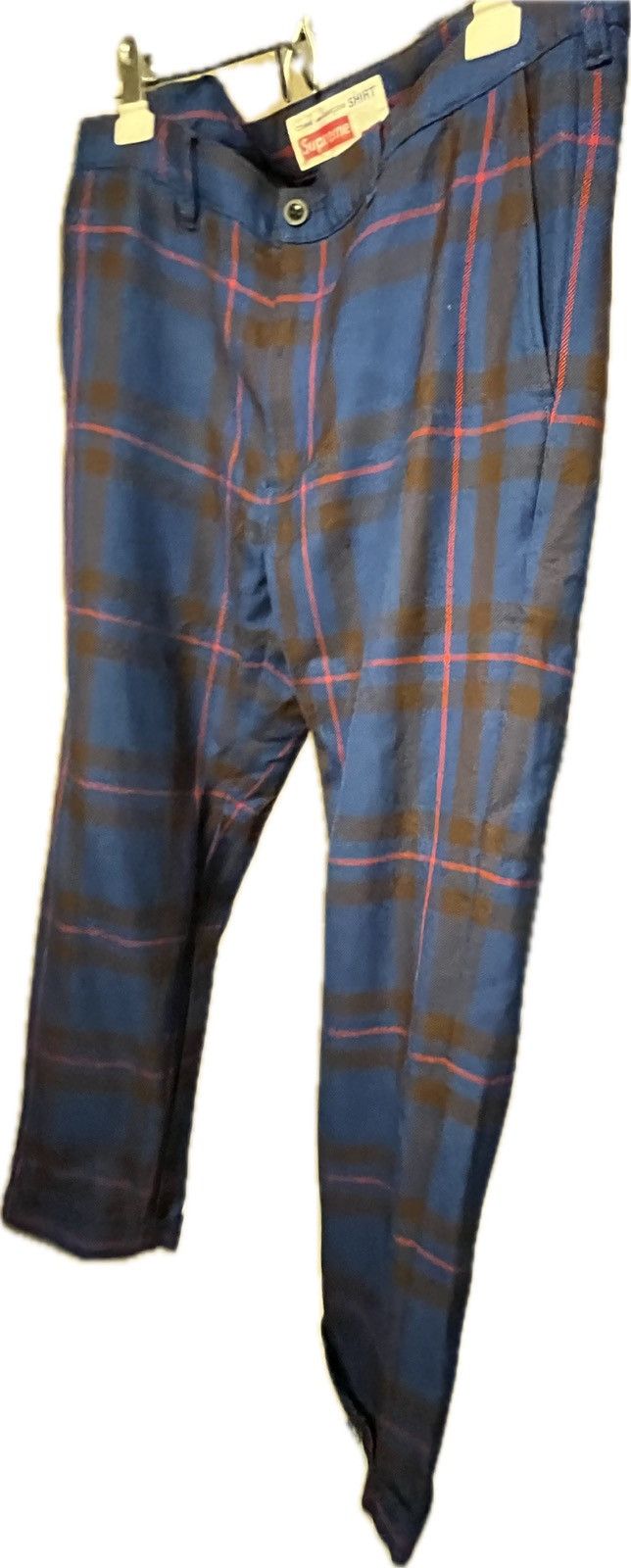 Supreme x CDG Shirt Plaid pants
