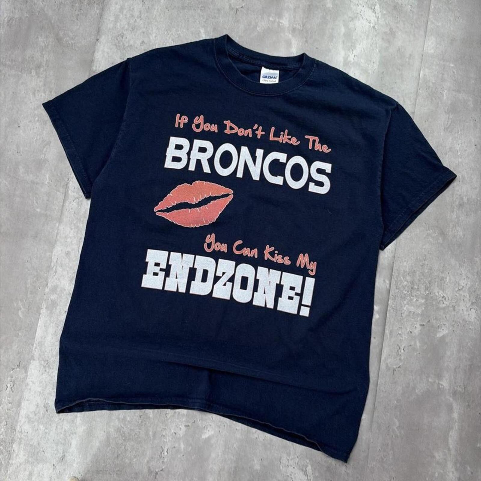 NFL Vintage NFL Denver Broncos Funny Comedy Football T-Shirt Size US L / EU 52-54 / 3 - 2 Thumbnail