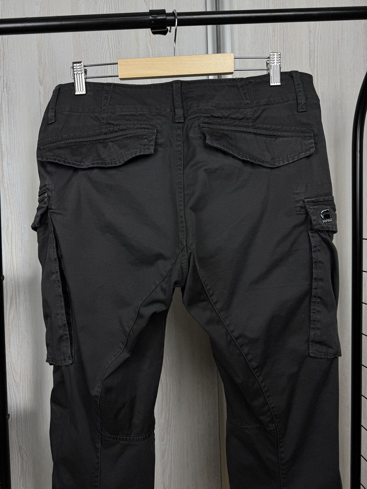 G-Star G-Star Raw Rovic Zip 3D Straight Tapered Grey Cargo pants Size US 33 - 8 Thumbnail