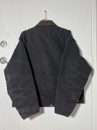 VINTAGE CARHARTT DETROIT JACKET XL FADED BLANKET LINED BLK