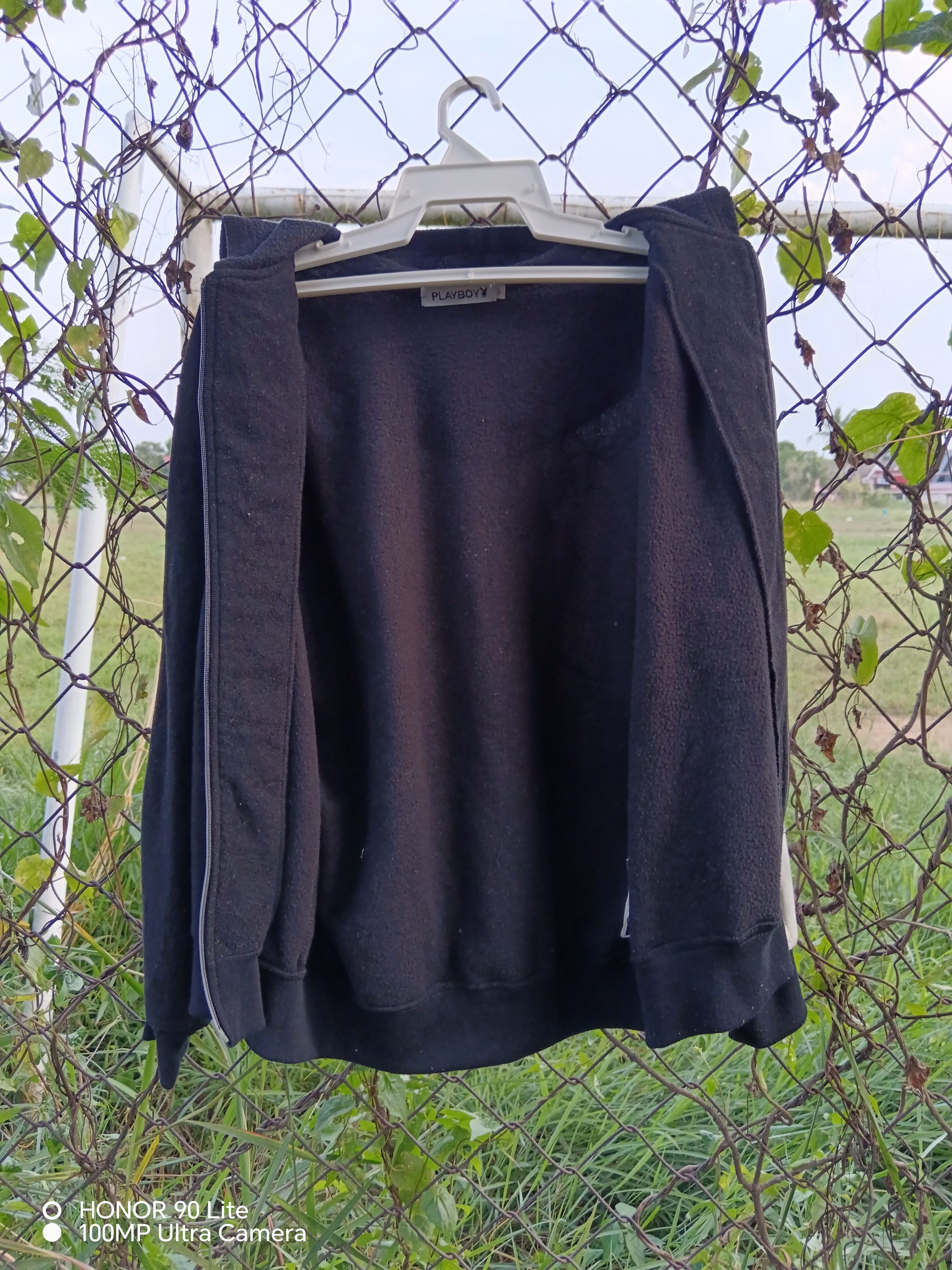 Playboy × Vintage Fleece Jacket hoodie playboy Size US L / EU 52-54 / 3 - 3 Thumbnail