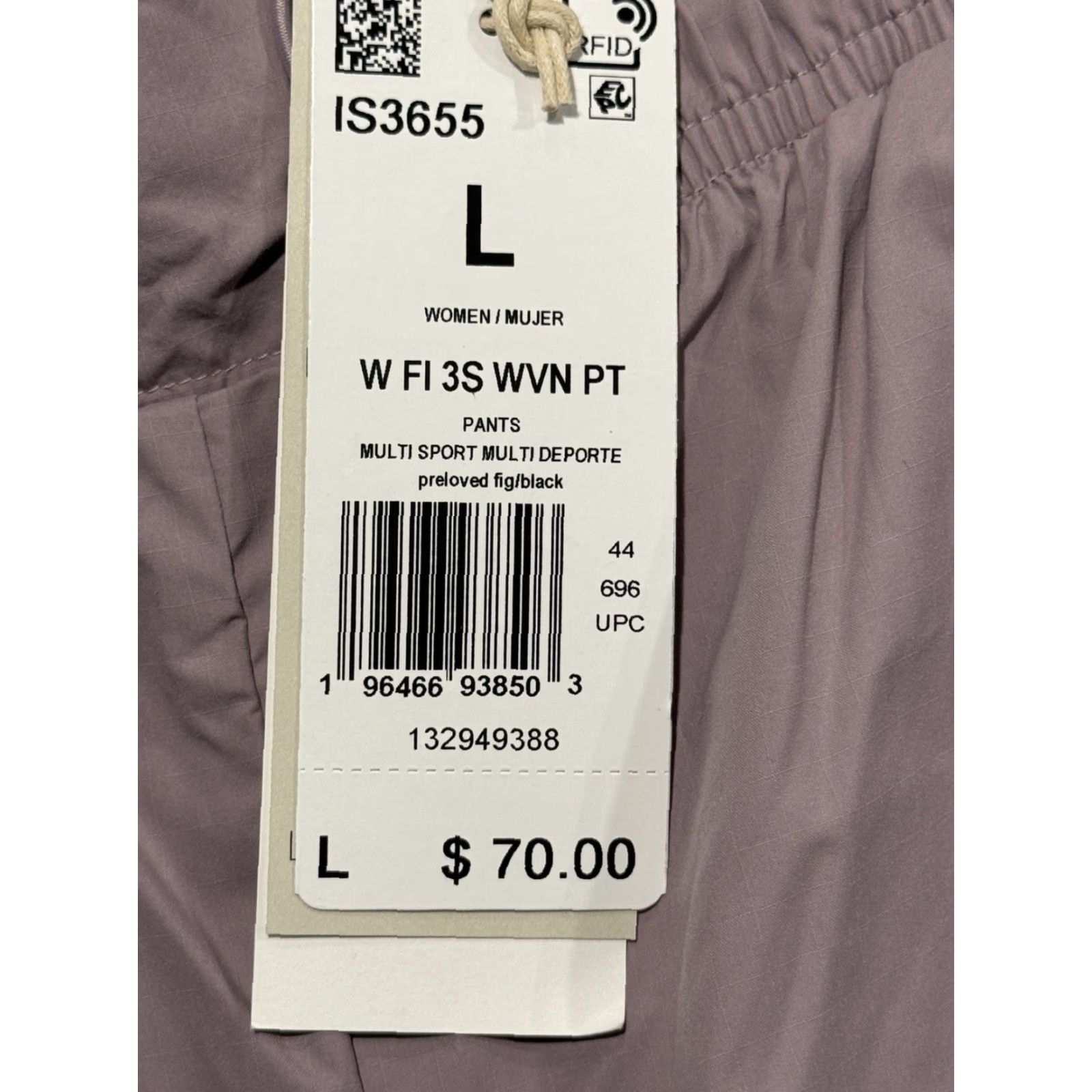 Adidas VINTAGE Adidas Future Icons 3 Stripes Tracksuit Pants Purple Large Adult Pants 32in Waist 27.5in Inseam Women Size 36" / US 14 / IT 50 - 7 Thumbnail