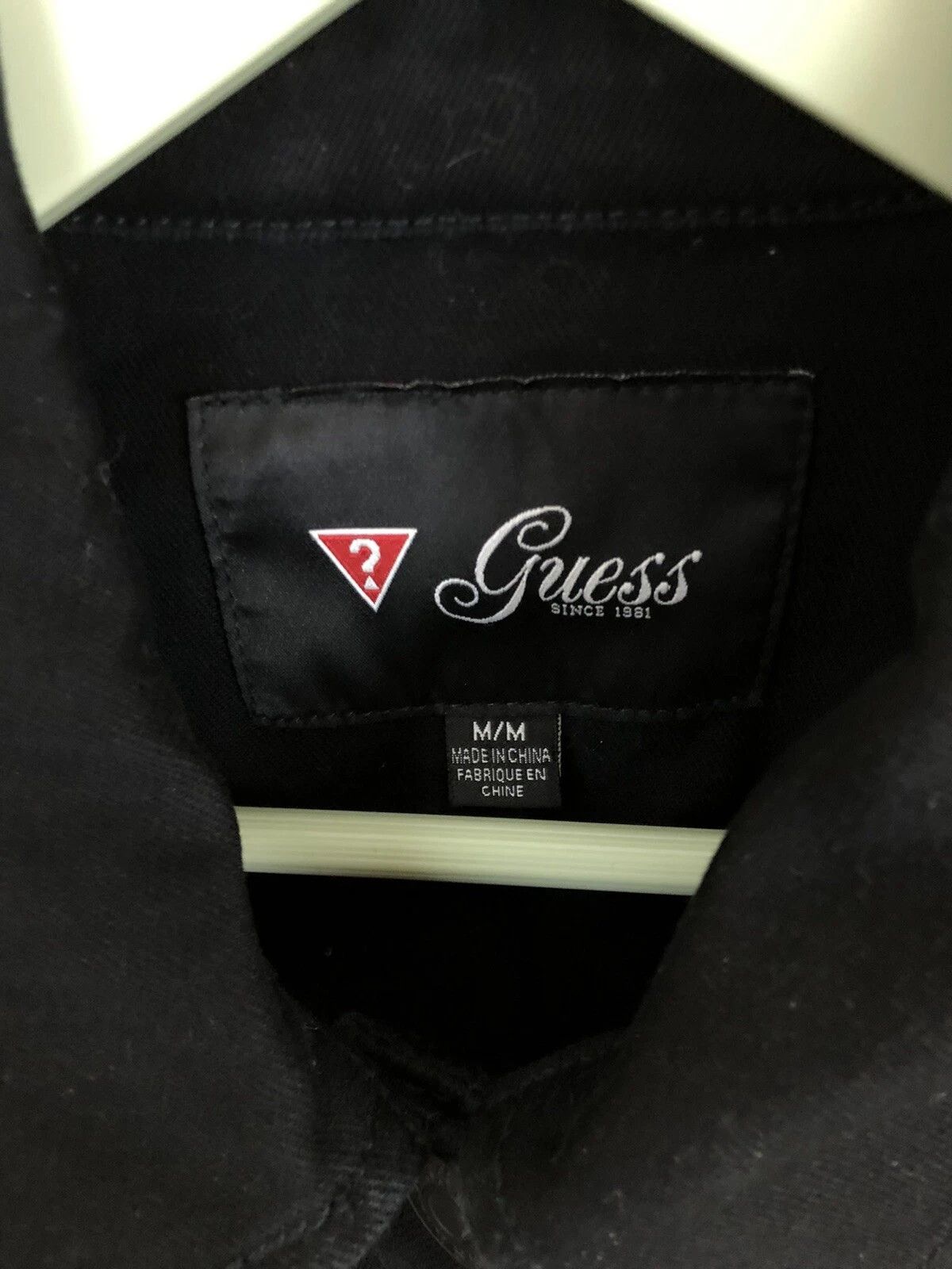 Guess Guess Denim Jacket Womens Size M Black Button Vintage Size M / US 6-8 / IT 42-44 - 5 Thumbnail