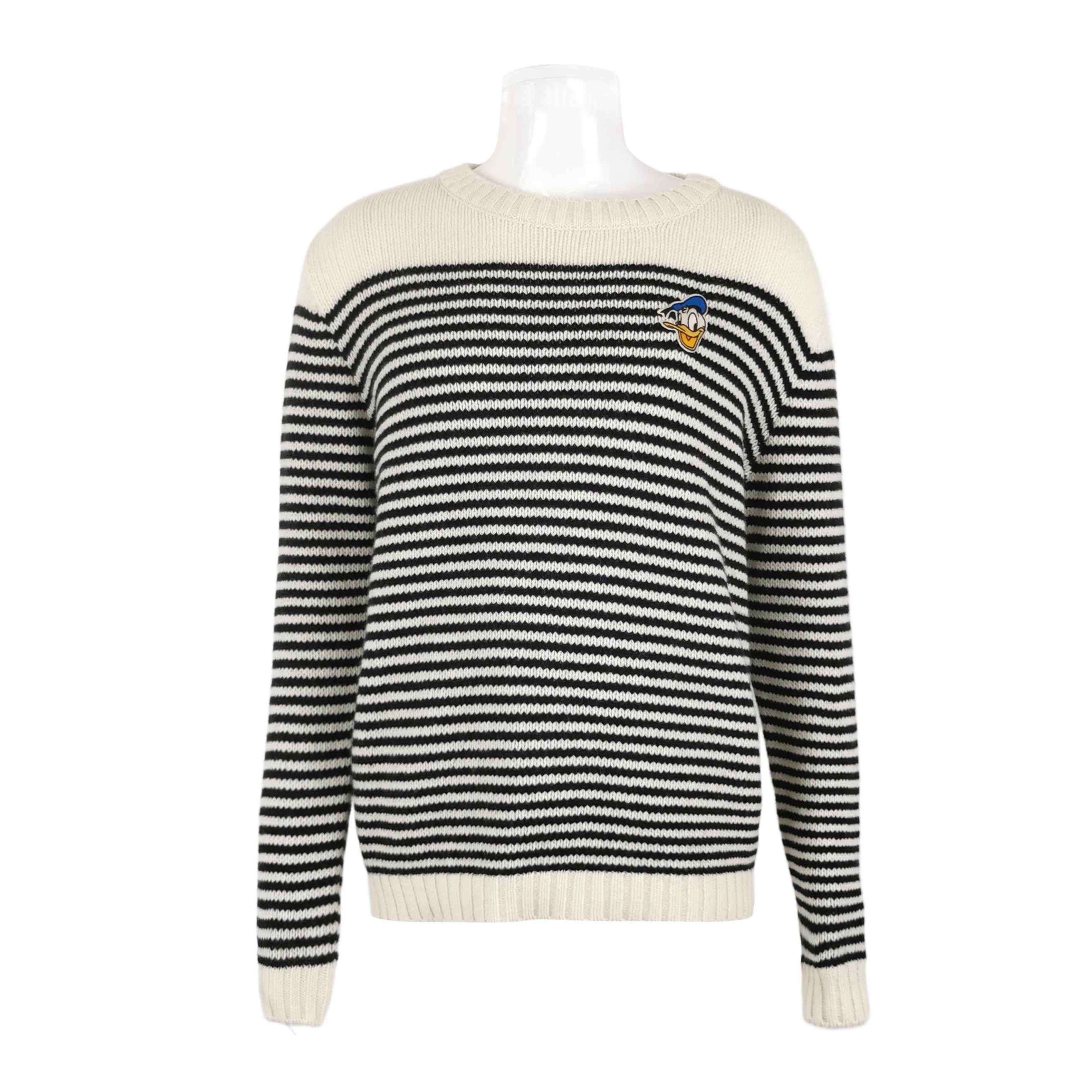 Gucci Disney Donald Duck Stripe Men's Sweater XL