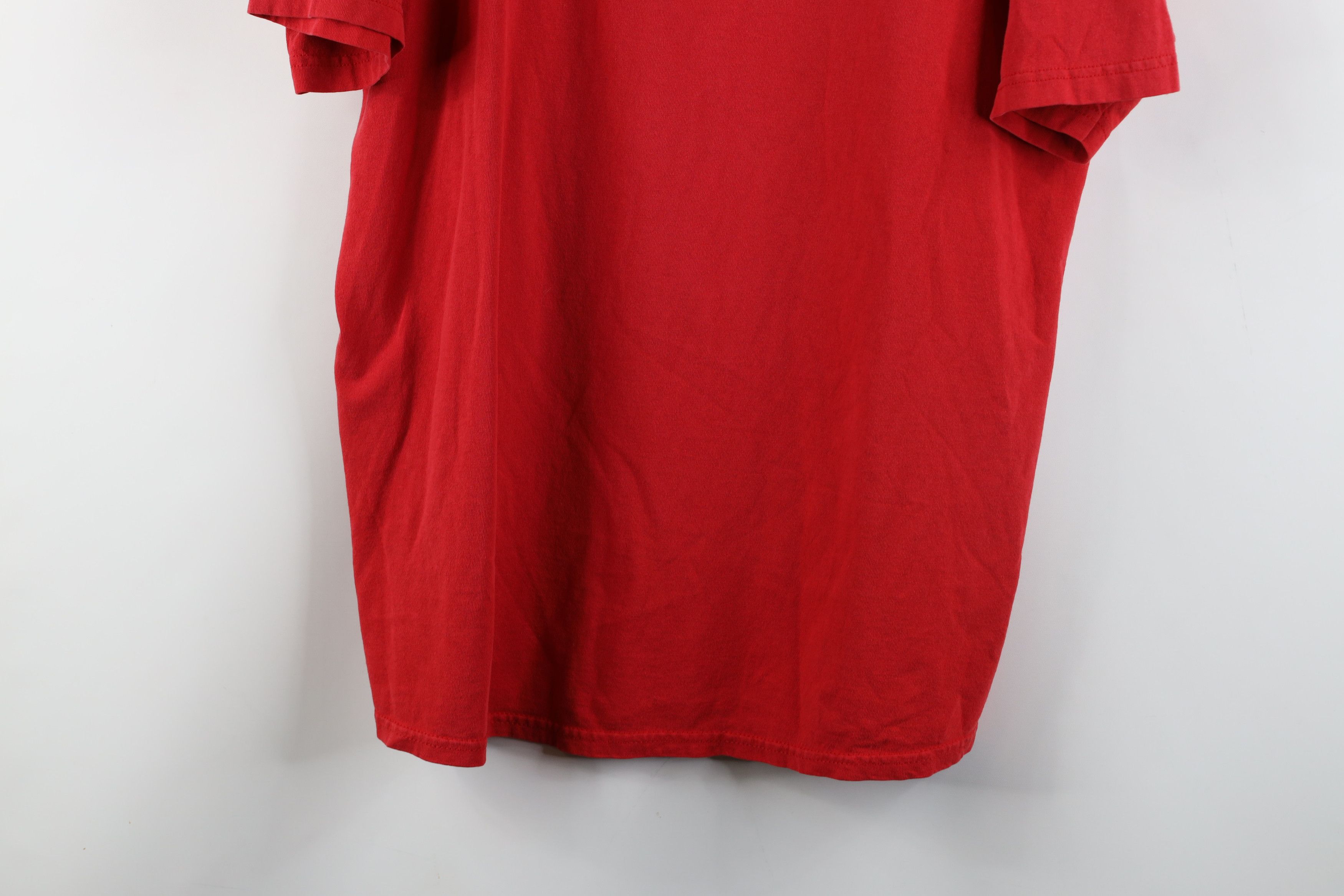 Vintage Vintage 90s Y2K Streetwear Smokey Joes BBQ Pig T-Shirt Red Size US L / EU 52-54 / 3 - 3 Thumbnail