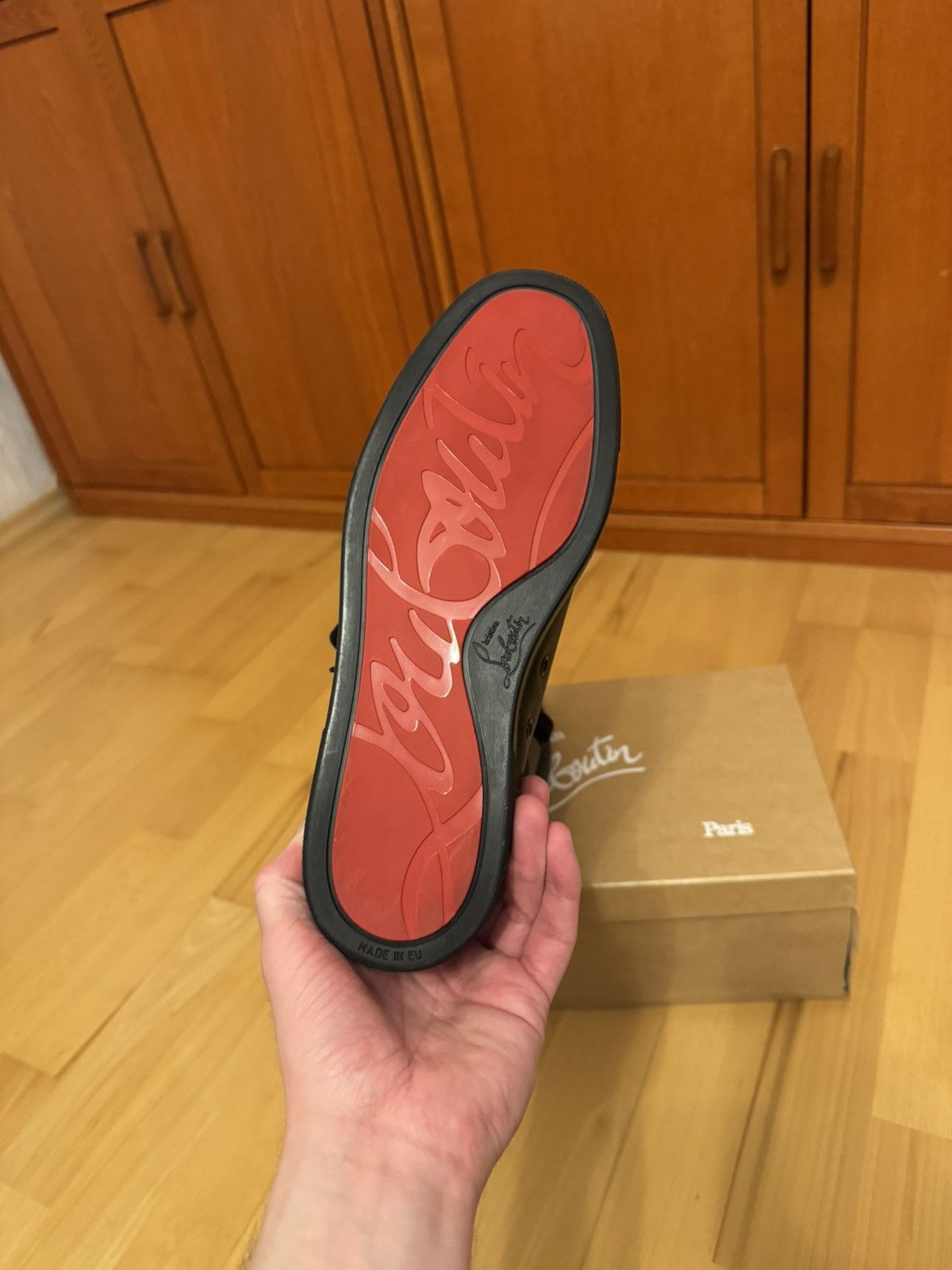 Christian Louboutin Christian Louboutin Louis Junior Spike Leather Size US 8 / EU 41 - 9 Thumbnail