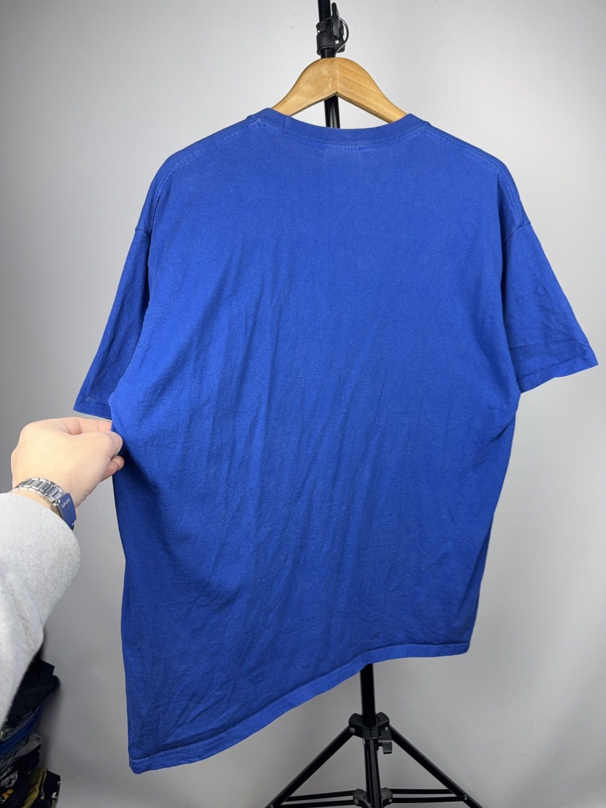 Nike Vintage 90s Retro Nike Basic Small Swoosh Embroidered Tee Size US L / EU 52-54 / 3 - 9 Thumbnail