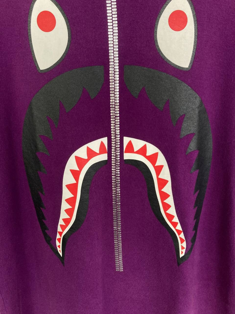 Bape Bape WGM Purple Camo Shark Tee Size US S / EU 44-46 / 1 - 3 Thumbnail
