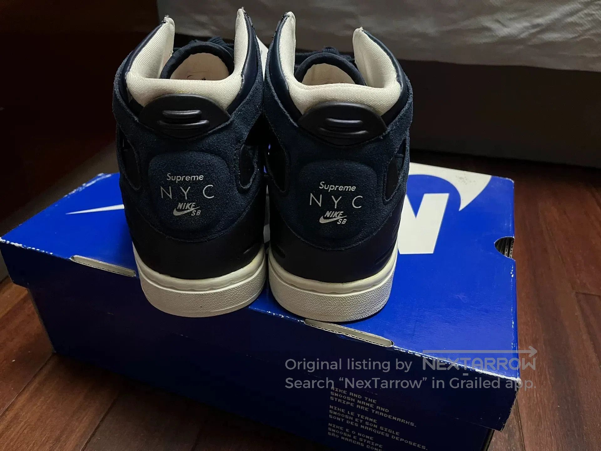 Nike Nike Supreme Zoom Air 94 Skate Shoes. Size US 9 / EU 42 - 3 Thumbnail