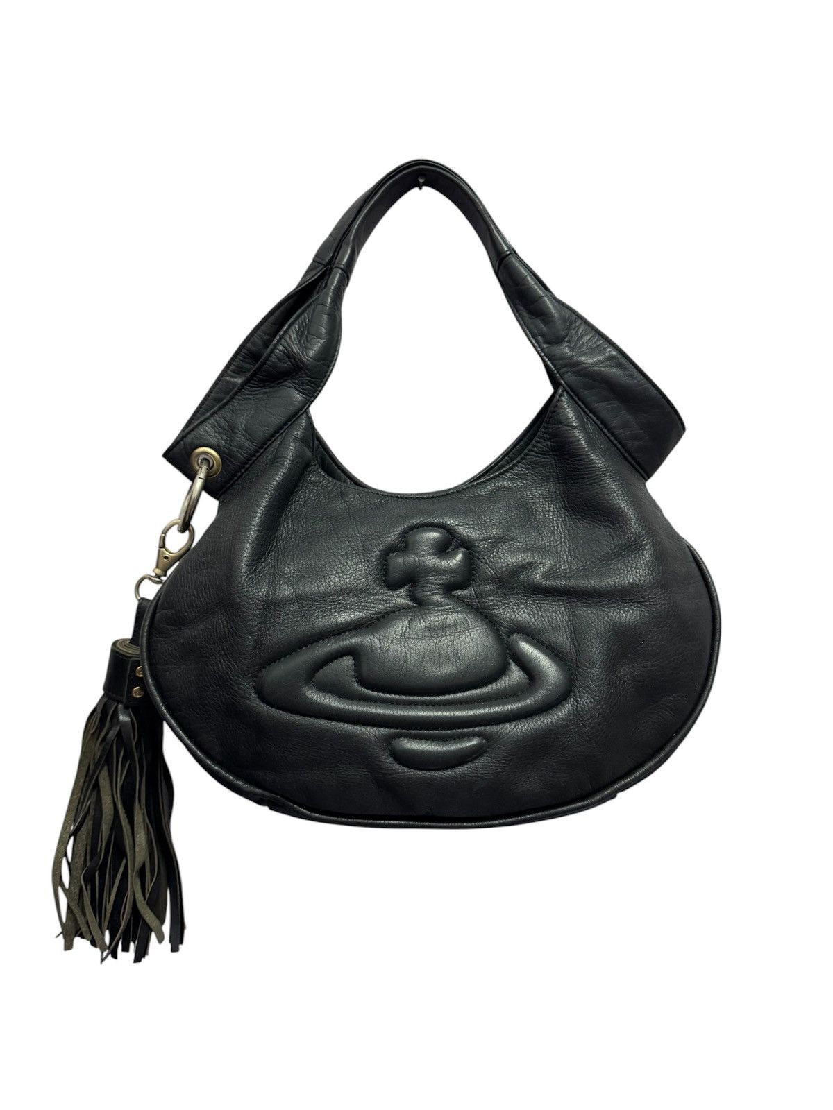 Vivienne Westwood Iconic Vivienne Westwood Orb Logo Leather Bag Size ONE SIZE - 1 Thumbnail