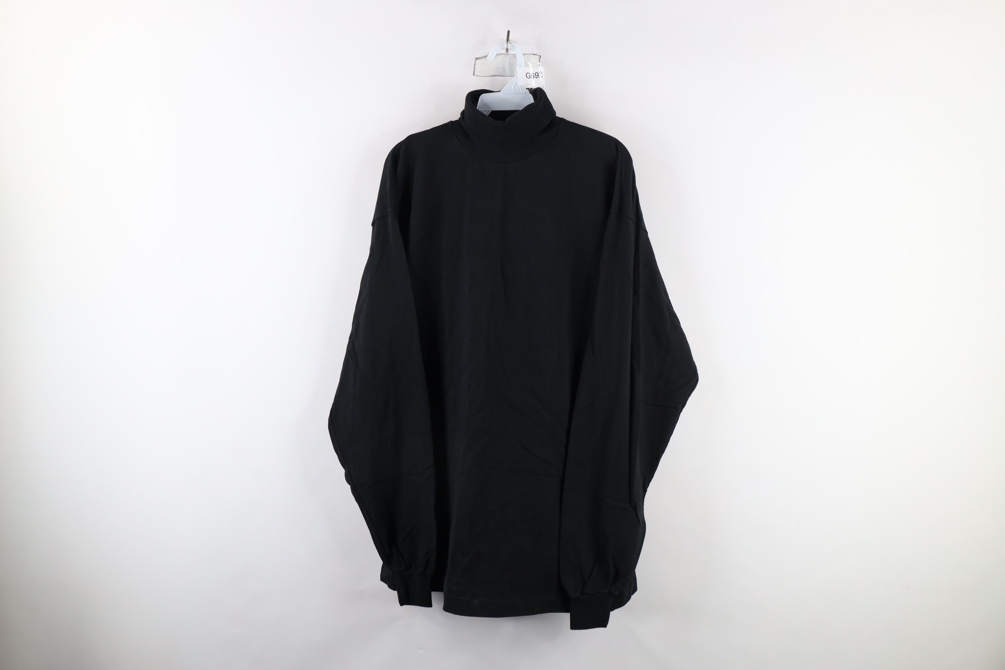 Vintage Vintage 90s Streetwear Heavyweight Turtleneck T-Shirt USA Size US XL / EU 56 / 4 - 1 Thumbnail