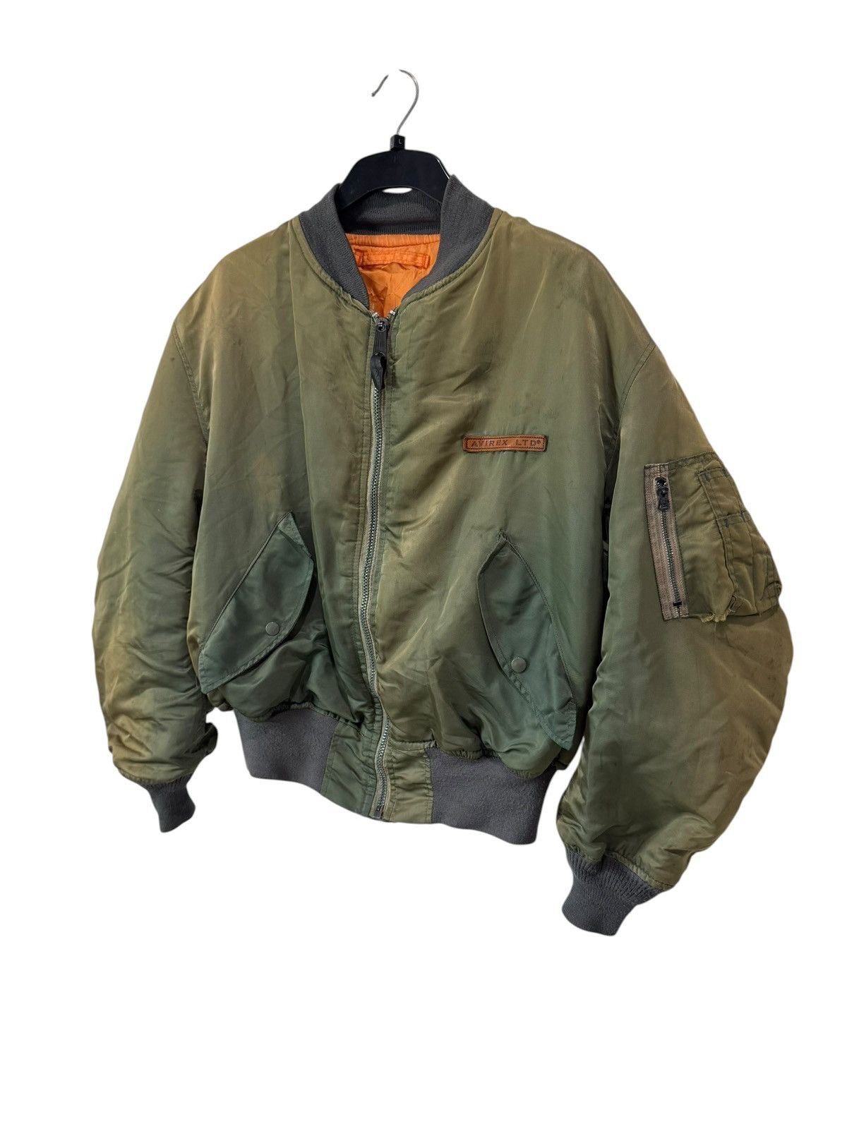 Avirex AVIREX BOMBER JACKET DISTRESS STYLE REVERSIBLE TYPE Size US M / EU 48-50 / 2 - 3 Thumbnail