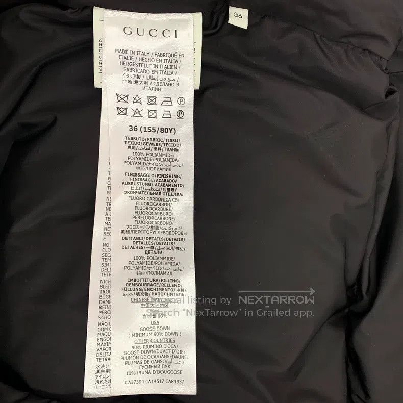 Gucci Gucci Black side striped logo stand-up collar long-sleeved Size XS / US 0-2 / IT 36-38 - 6 Thumbnail