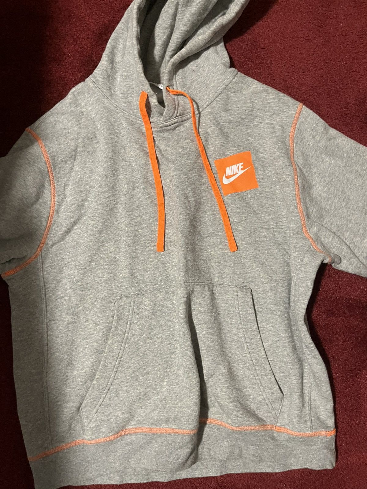 white just do it hoodie