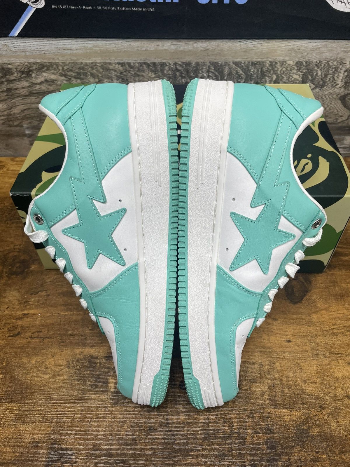 Bape 9-Bapesta Sneaker Pastel Green/White Size US 9 / EU 42 - 5 Thumbnail