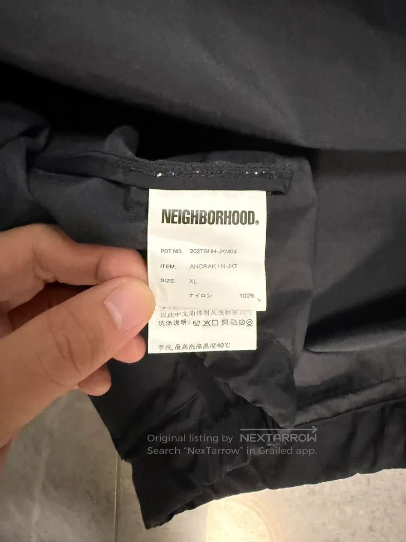 Neighborhood Neighborhood Nylon Hooded Half-Zip Fleece Jacket Size US XL / EU 56 / 4 - 3 Thumbnail