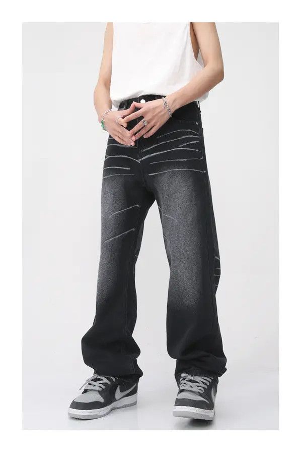 Japanese Brand VIBE American street retro loose jeans y2k Size US 32 / EU 48 - 2 Thumbnail