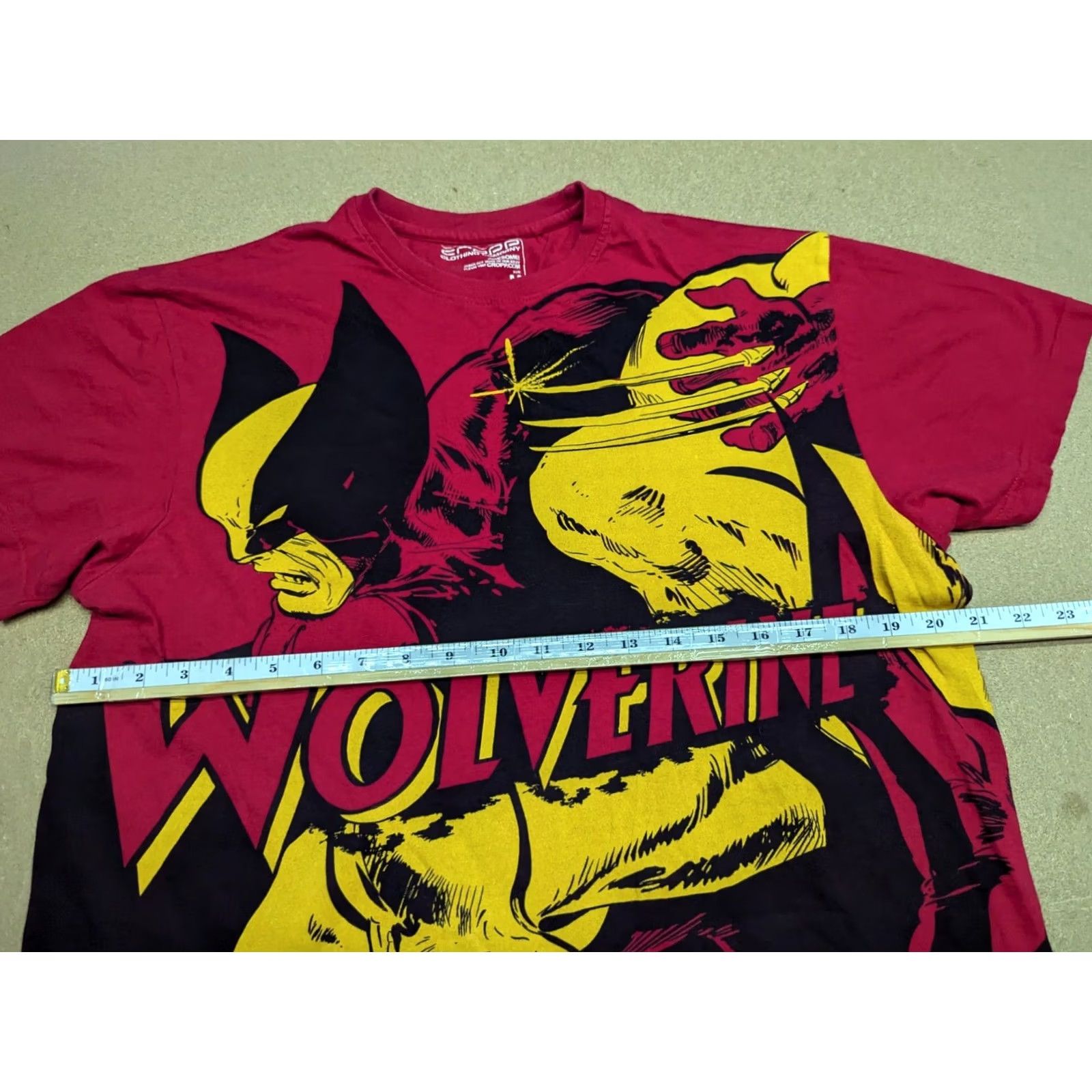 Vintage Cropp Wolverine T-Shirt Mens Size M Red Big Print Marvel Comics Shirts Mens Red - CROPP Wolverine T-Shirt Big Print Marvel Comics Red Size M Mens Size US M / EU 48-50 / 2 - 5 Thumbnail
